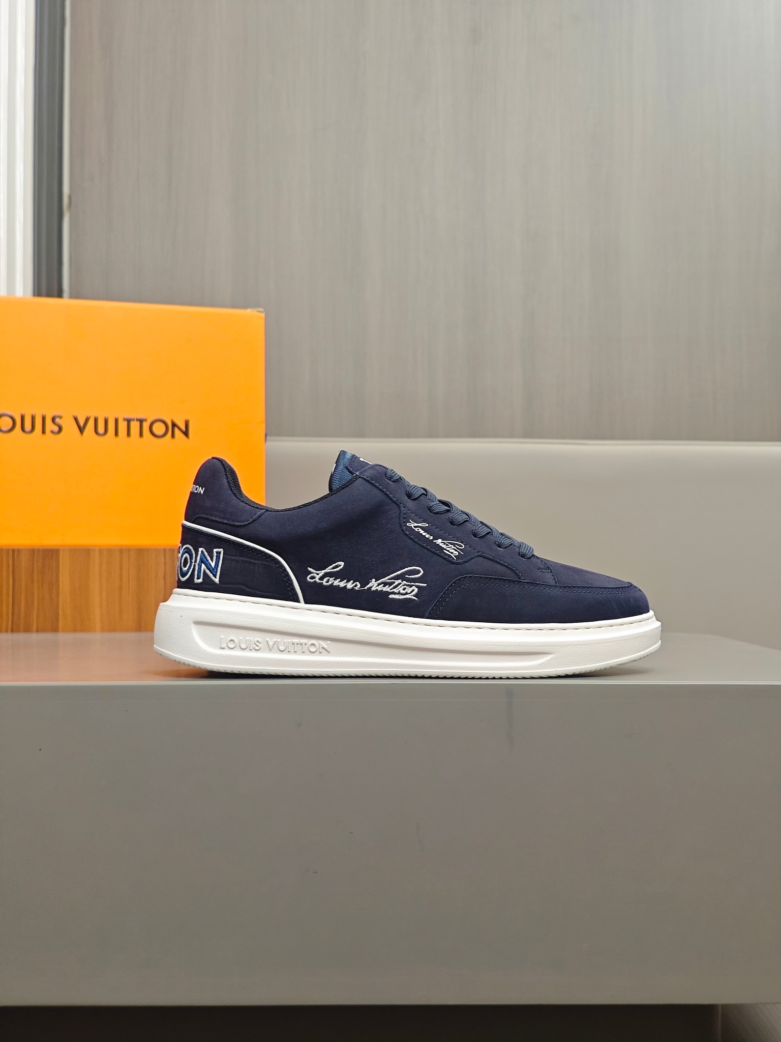 [Louis Vuitton] Louis Vuitton - Calidad de gama alta Original único - Parte superior: cuero de becer