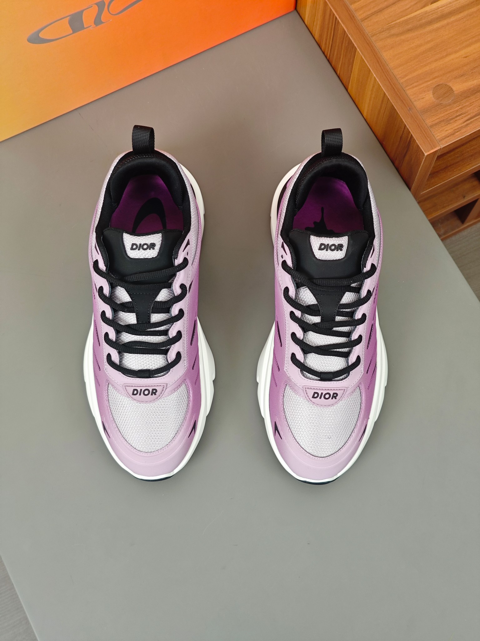 [Dior Dior 】：Men 39-45 (45 a medida) Dior Dior 2024 nuevo contador última serie explosiva Chrono fon