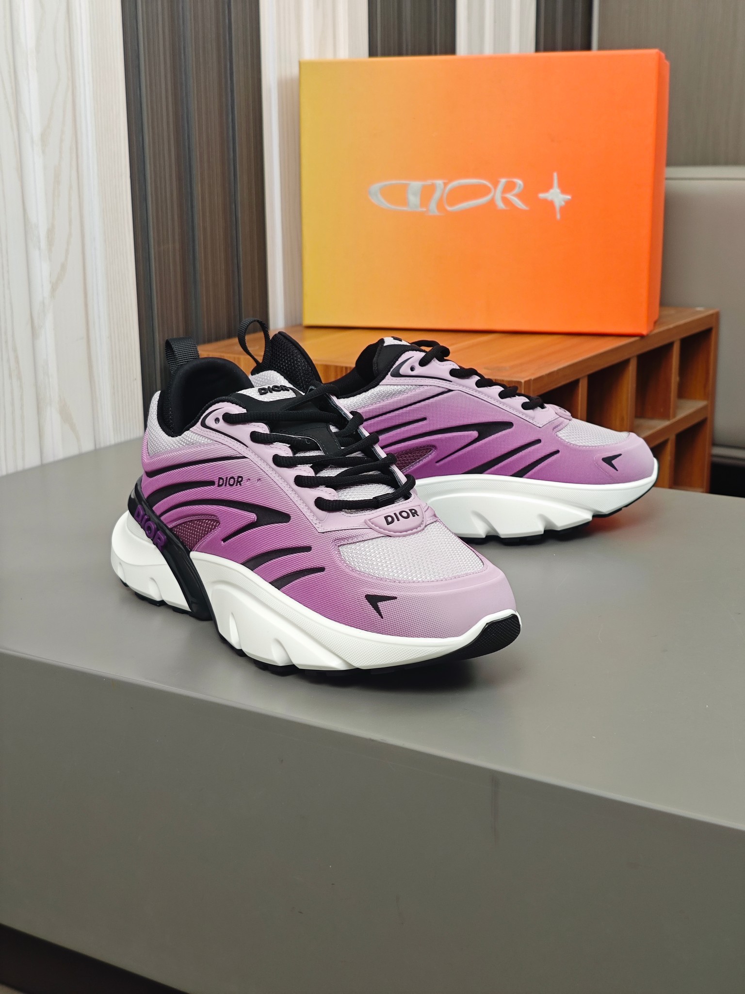 [Dior Dior 】：Men 39-45 (45 a medida) Dior Dior 2024 nuevo contador última serie explosiva Chrono fon