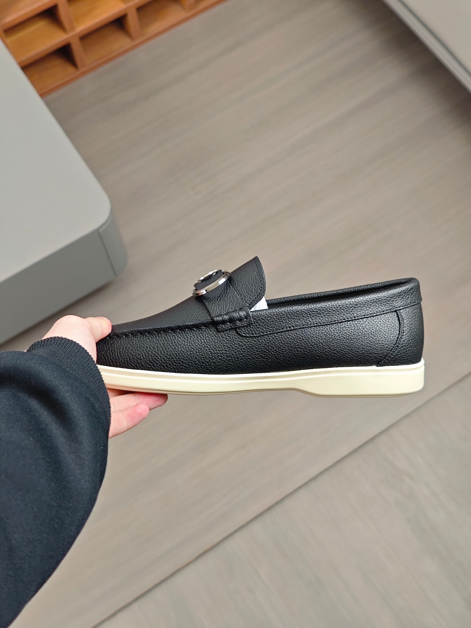 punto explosivo nuevo en los estantes, de alta calidad Ferragamo zapatos de los hombres de soja de a