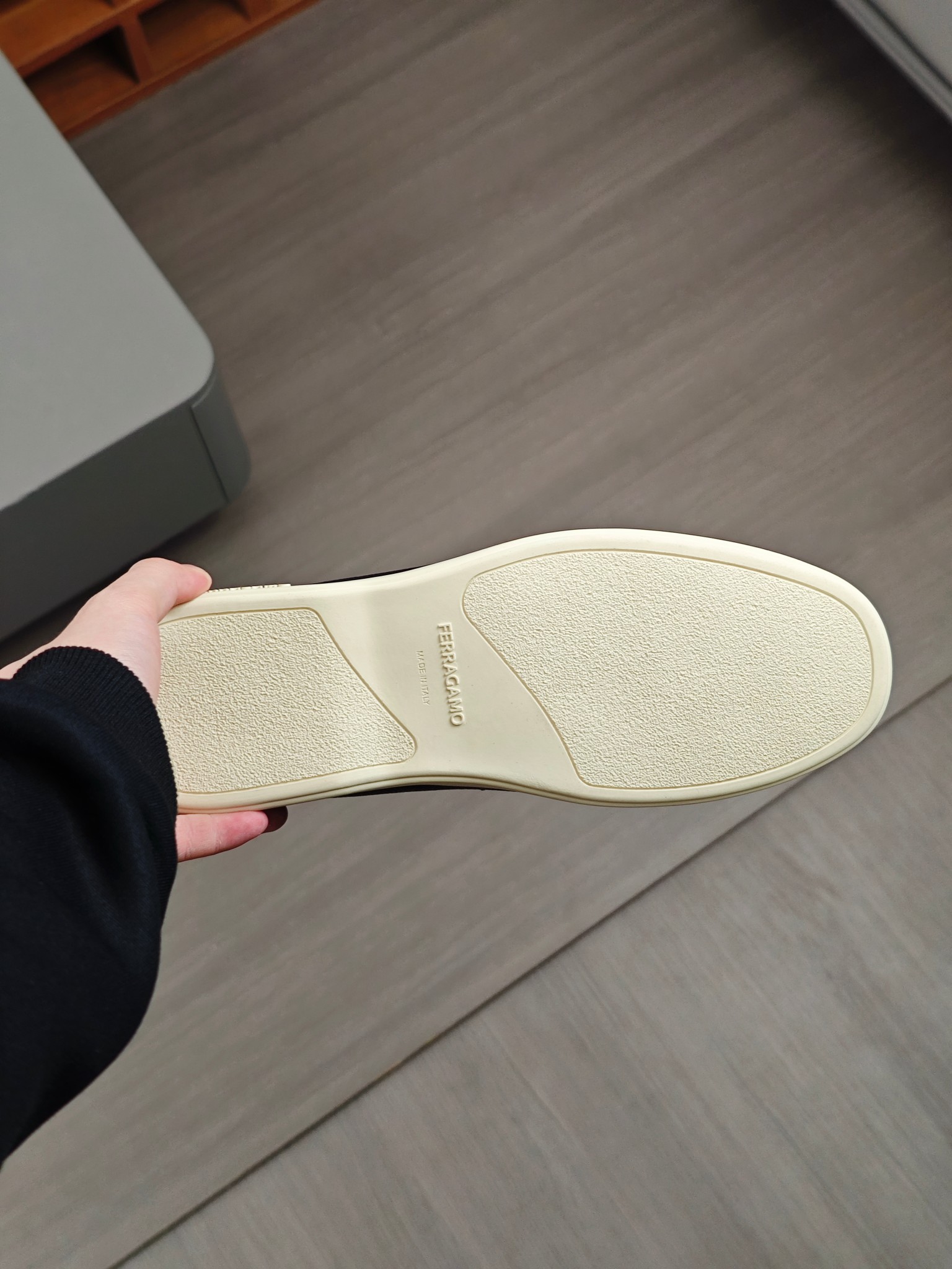 punto explosivo nuevo en los estantes, de alta calidad Ferragamo zapatos de los hombres de soja de a