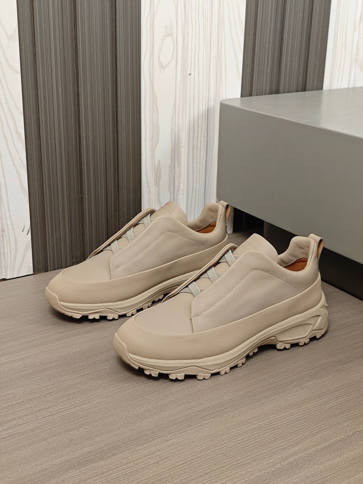 2024Nueva ColecciónZEGNA Zegna Zapatos para hombrePiel Triple PuntadaMonte Luxury Loafers Newest Run