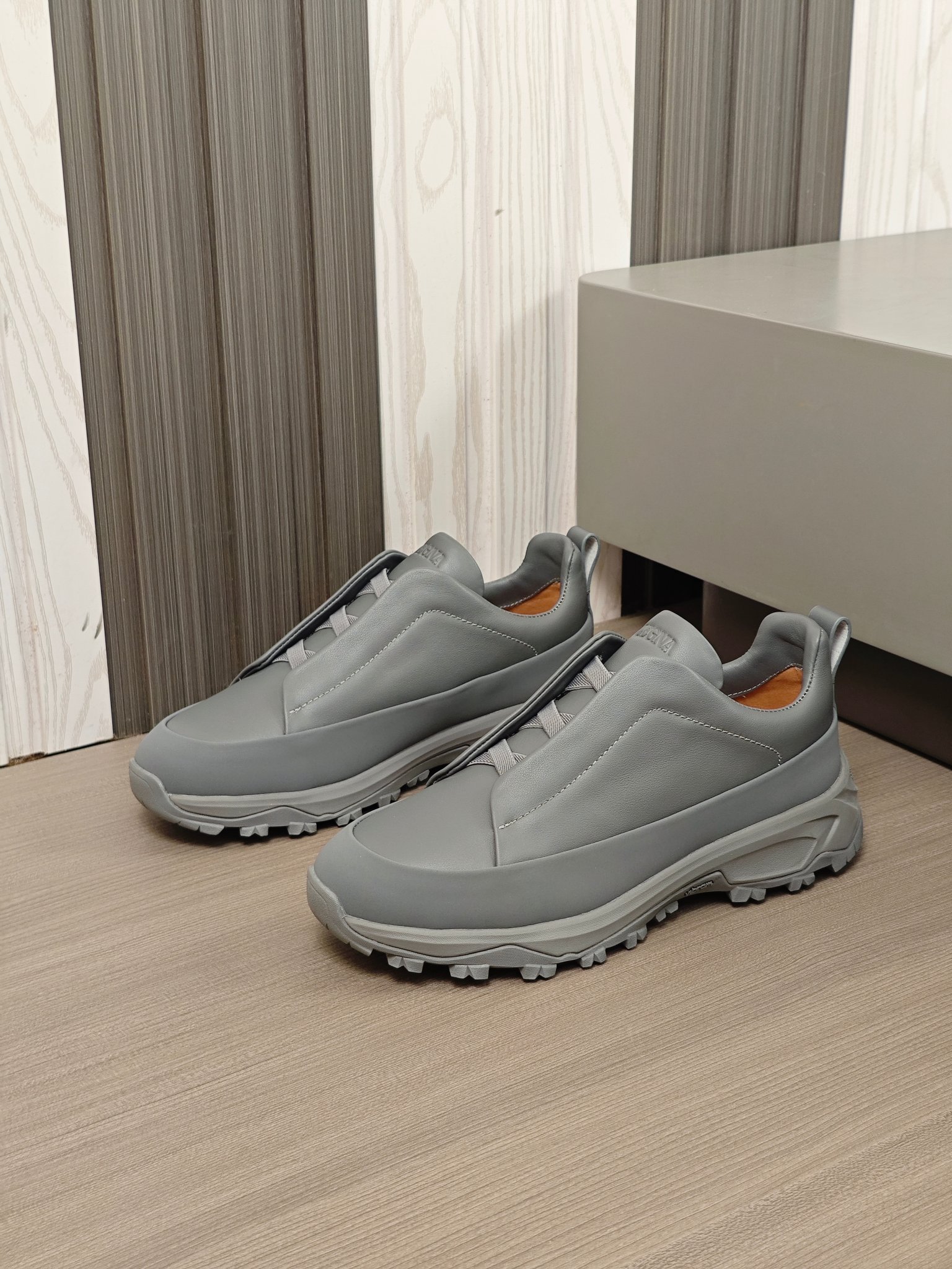 2024Nueva ColecciónZEGNA Zegna Zapatos para hombrePiel Triple PuntadaMonte Luxury Loafers Newest Run