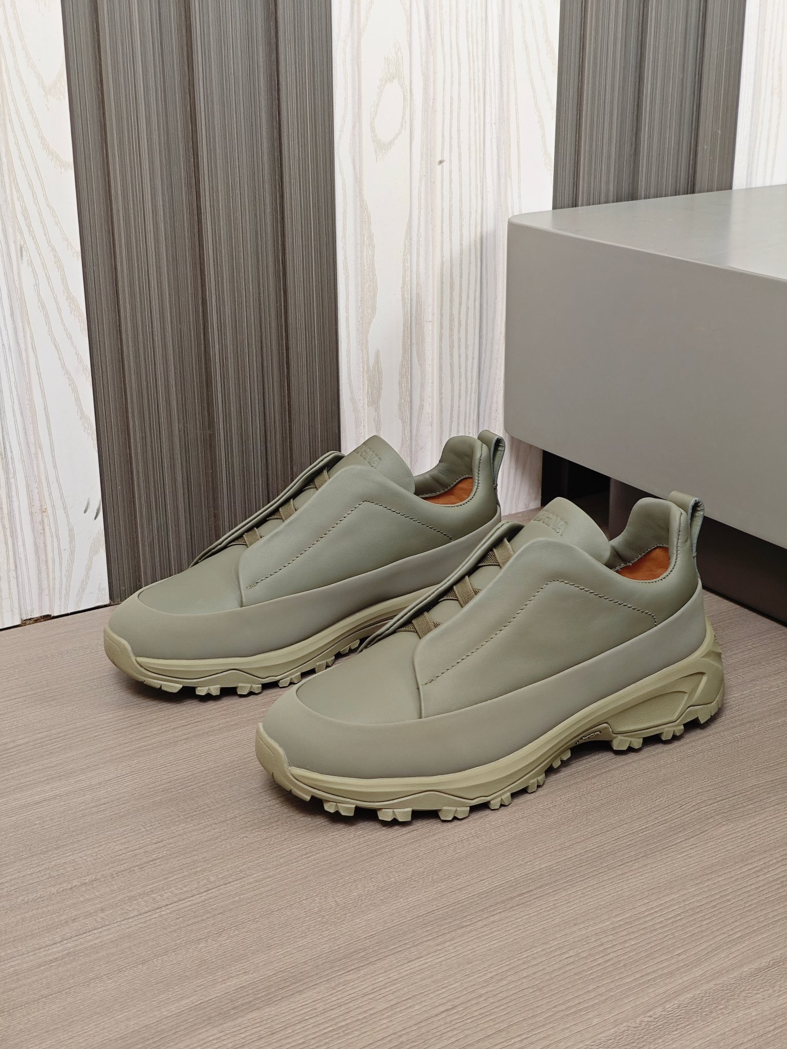 2024Nueva ColecciónZEGNA Zegna Zapatos para hombrePiel Triple PuntadaMonte Luxury Loafers Newest Run