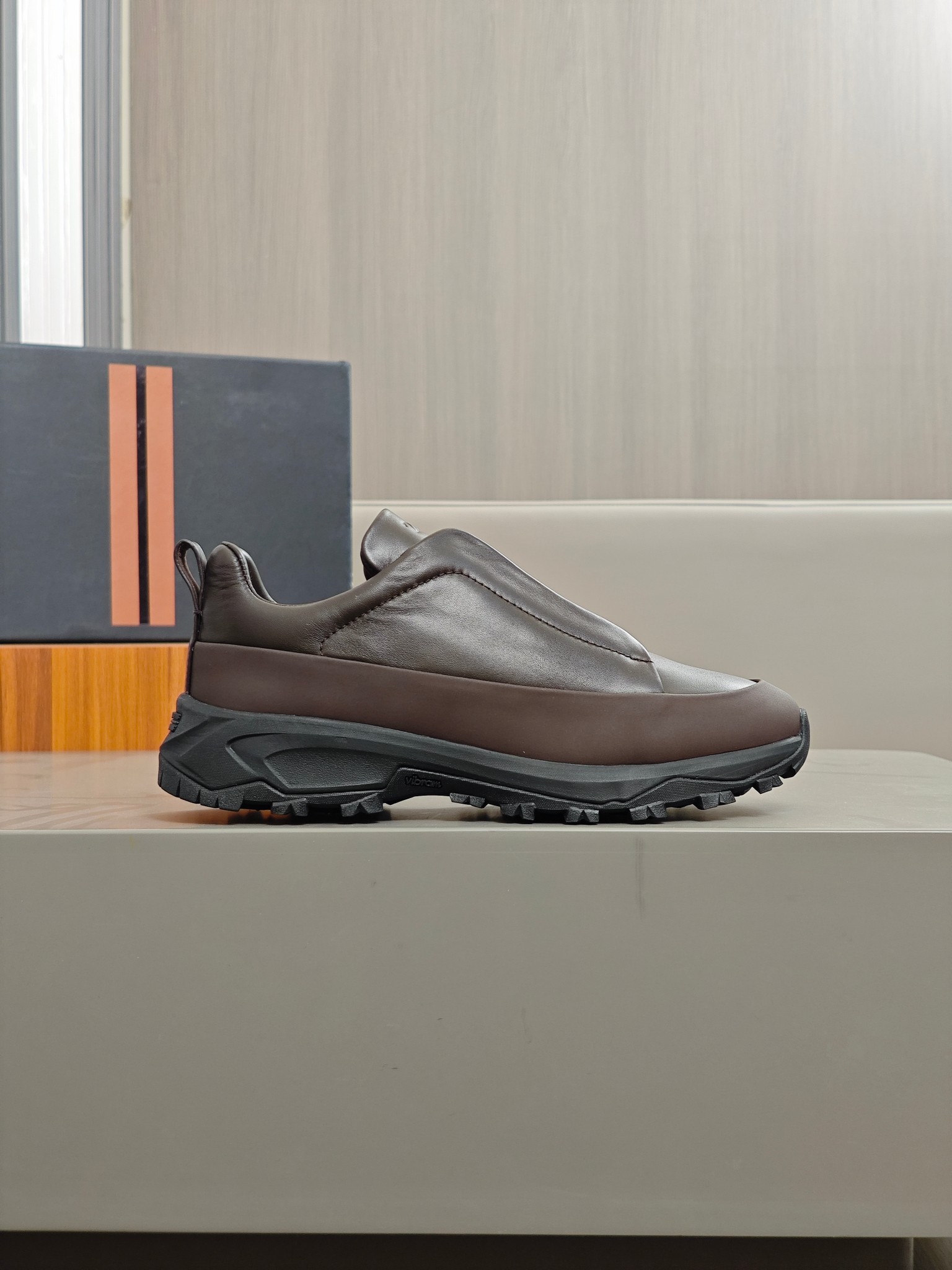 2024Nueva ColecciónZEGNA Zegna Zapatos para hombrePiel Triple PuntadaMonte Luxury Loafers Newest Run