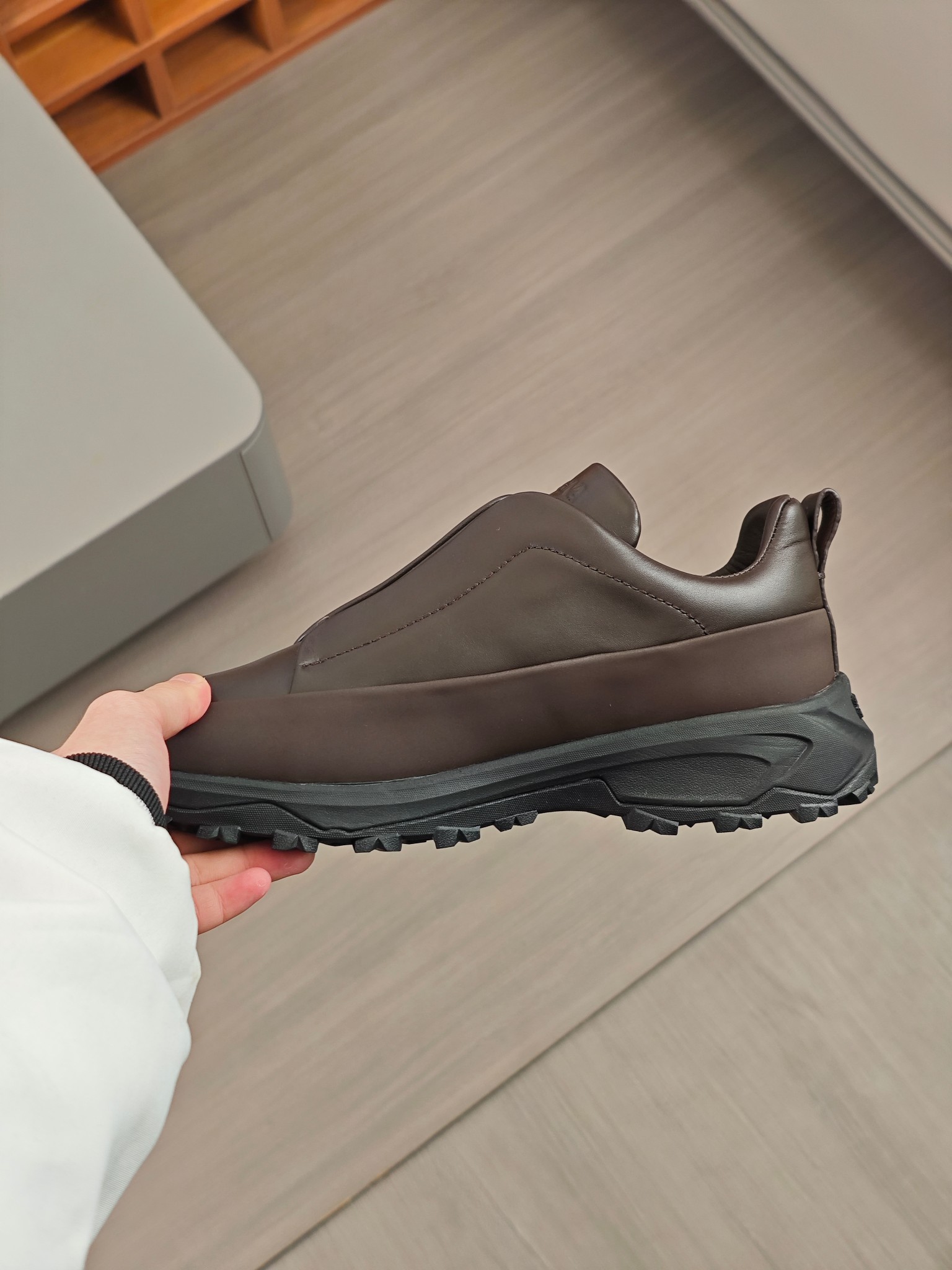 2024Nueva ColecciónZEGNA Zegna Zapatos para hombrePiel Triple PuntadaMonte Luxury Loafers Newest Run
