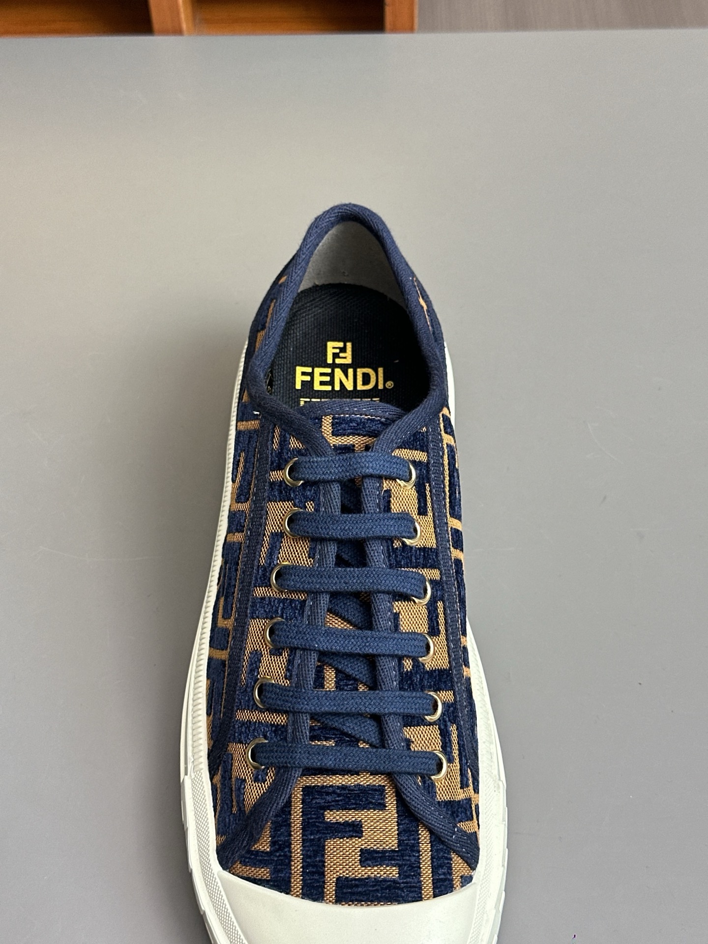 FENDI Fendi Match Zapatillas con cordones de los hombres. tamaño; Pareja 35- (mujeres) 3945 (hombres