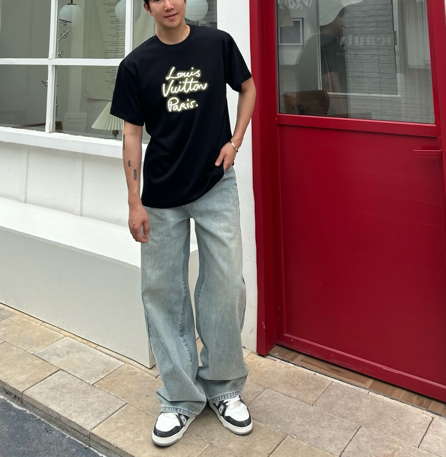 Louis Vuitton  牛仔长裤ami,服装,lv 8
