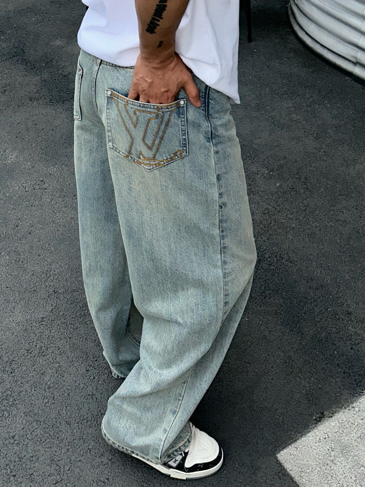 Louis Vuitton  牛仔长裤ami,服装,lv 6