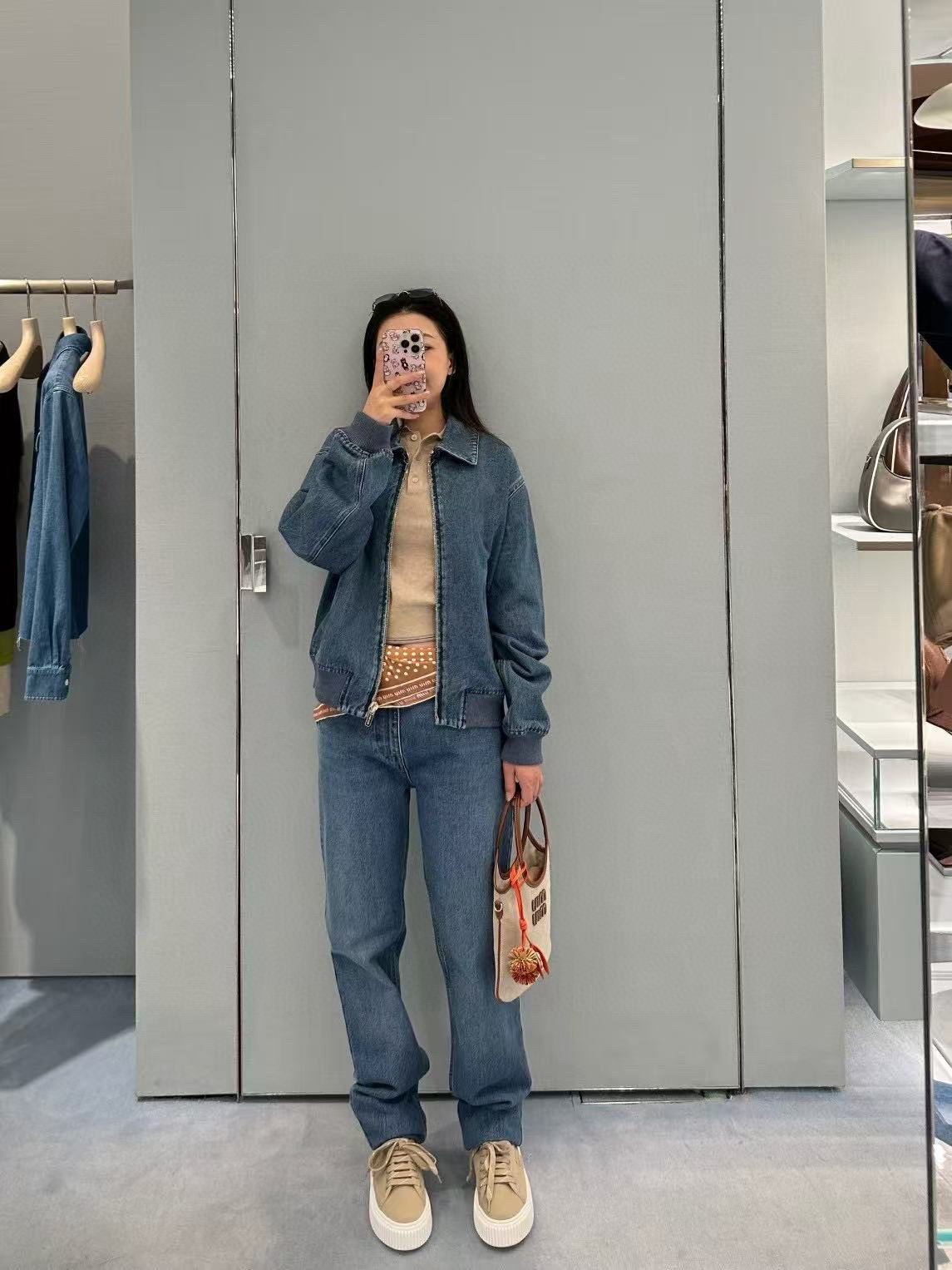 MiuMiu  牛仔外套服装 2