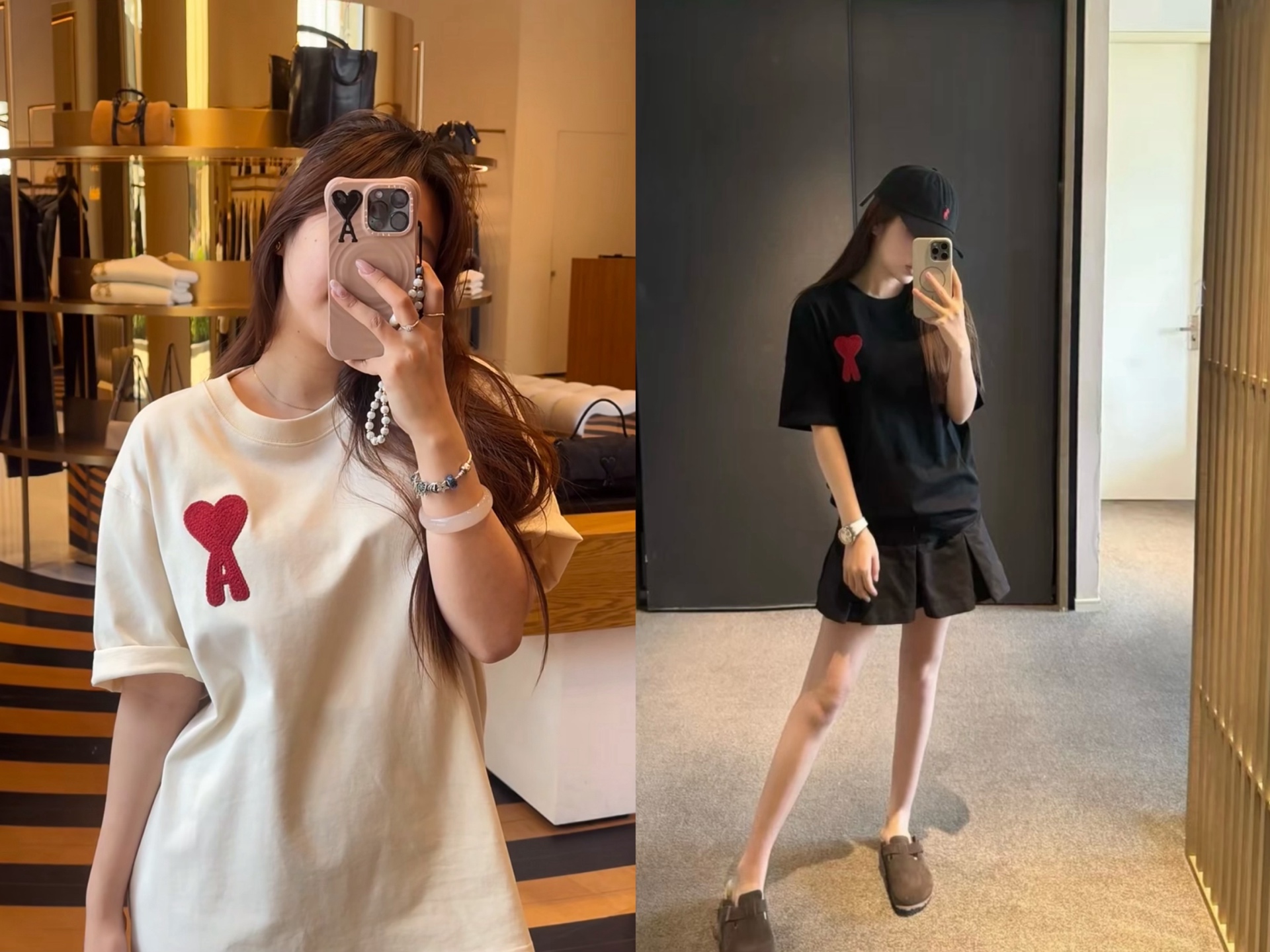 Am*i  短袖T恤服装,男,女 5