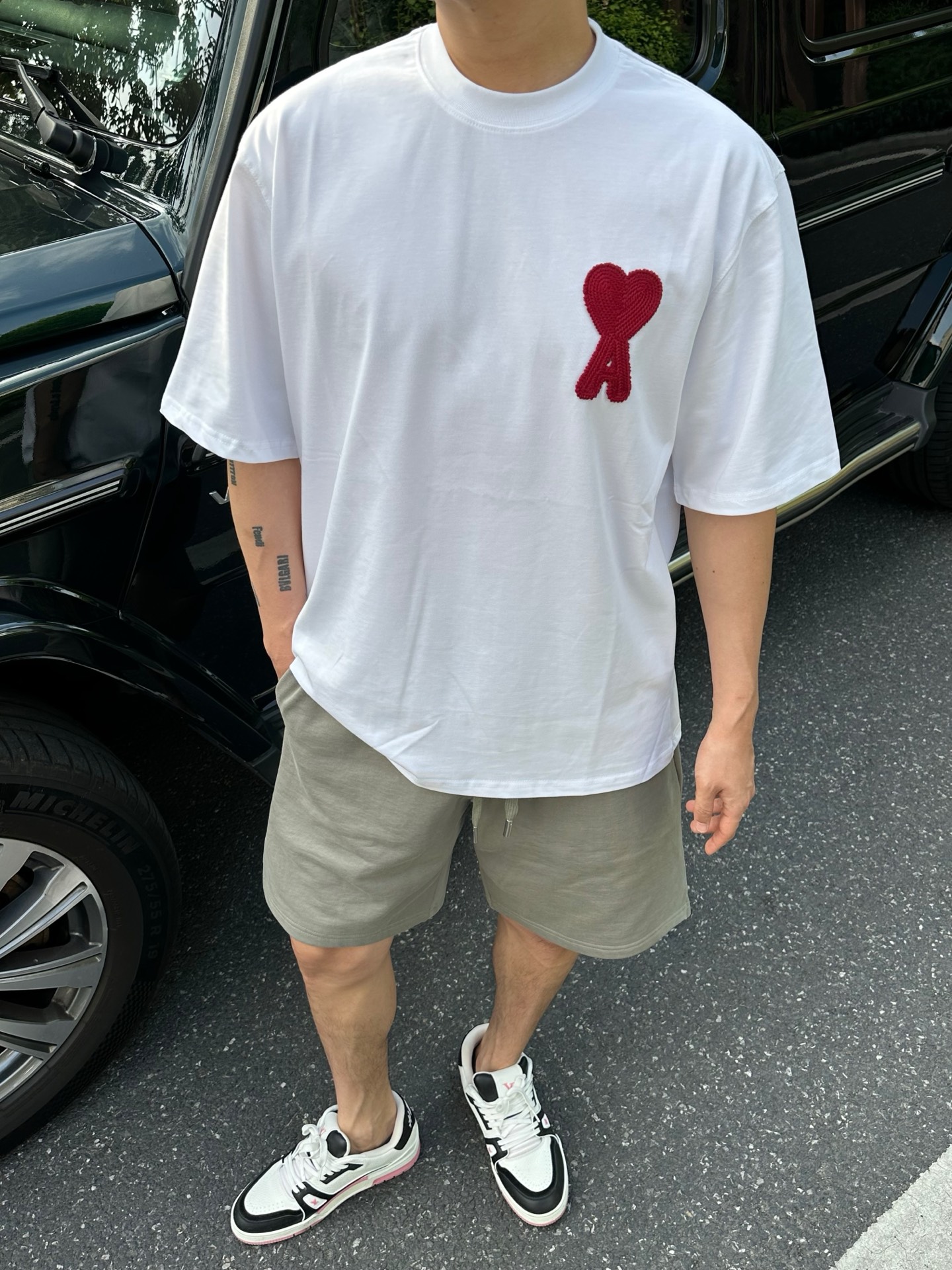 Am*i  短袖T恤服装,男,女 3