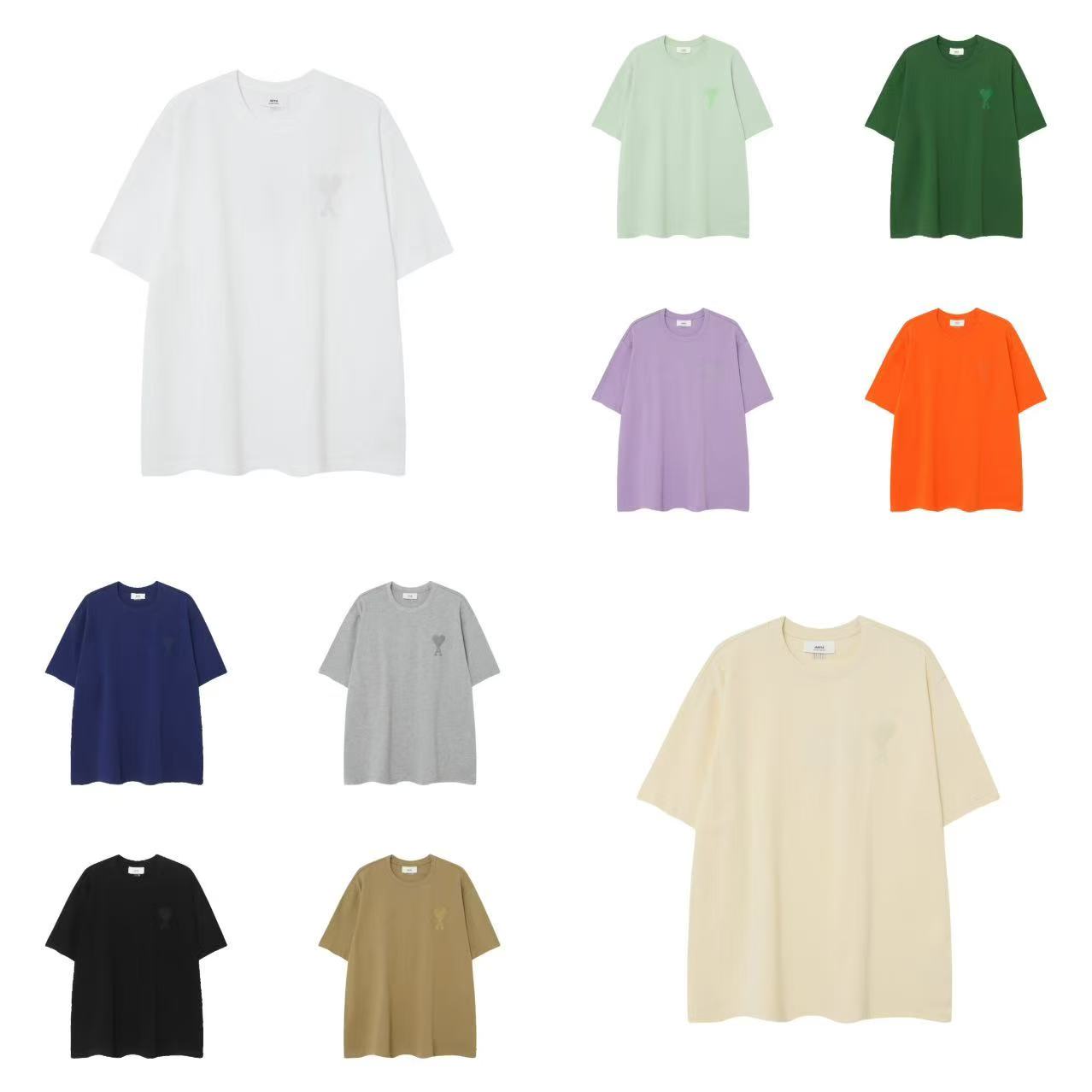 Ami 全系列 短袖T恤服装,男,女 5