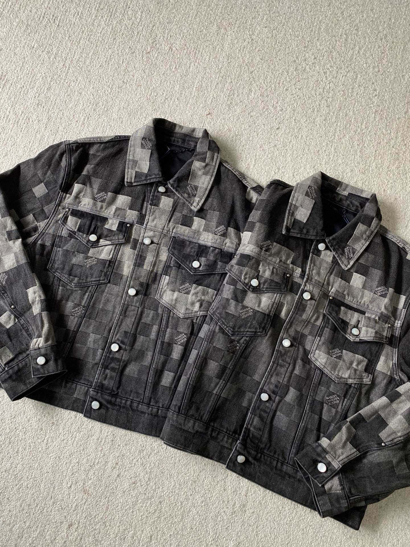 Louis Vuitton 黑马赛克 牛仔套装•外套服装 4