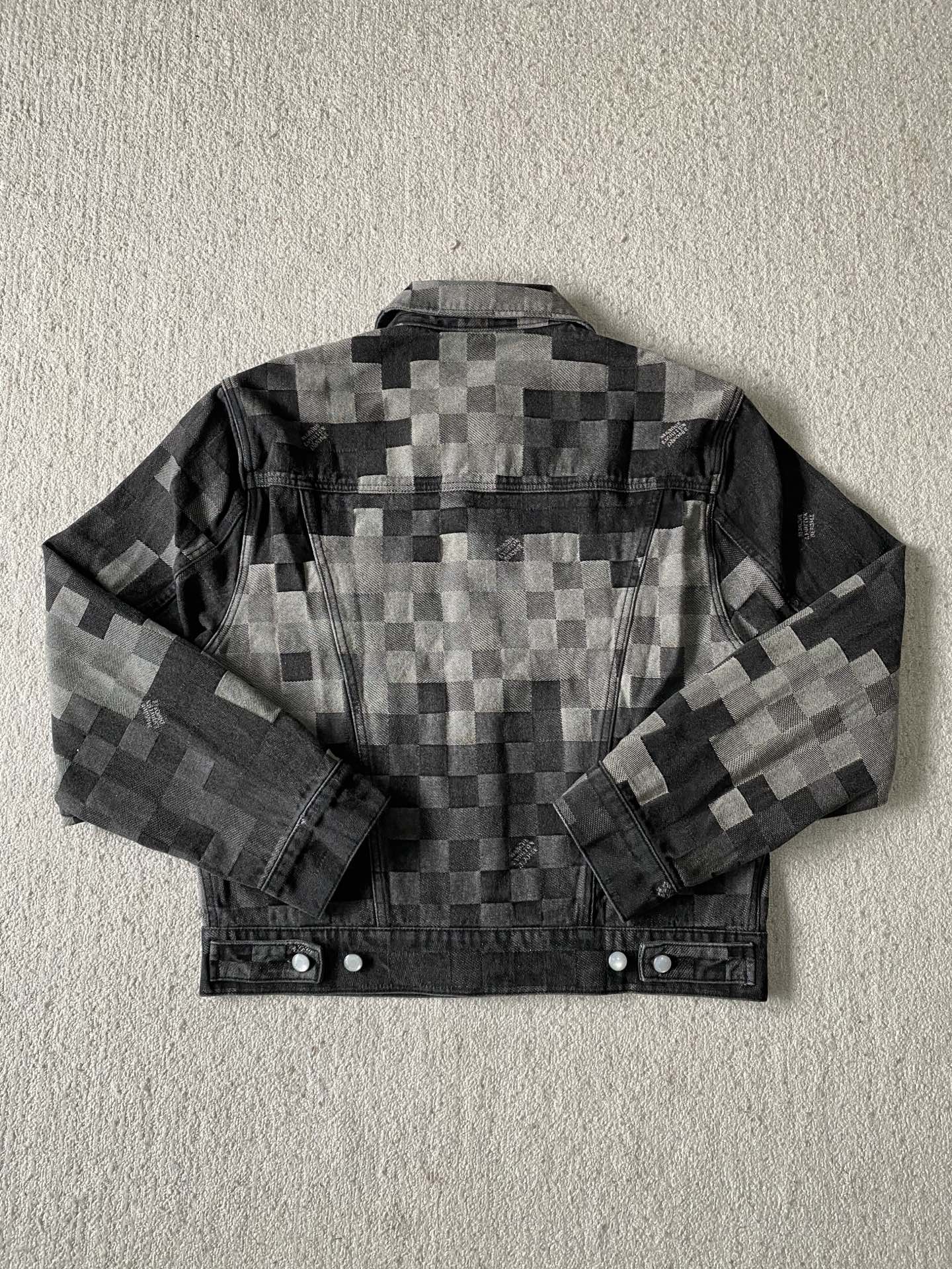 Louis Vuitton 黑马赛克 牛仔套装•外套服装 2