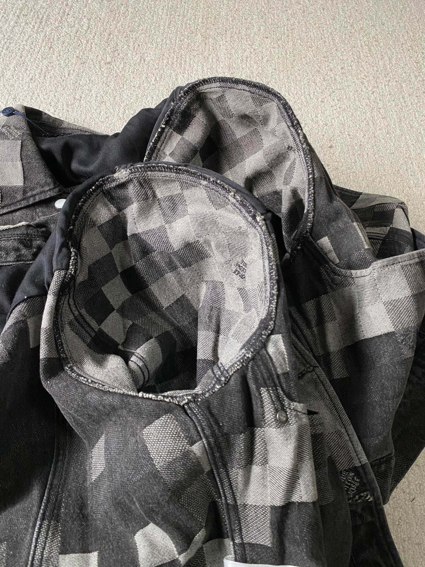 Louis Vuitton 黑马赛克 牛仔套装•外套服装 9