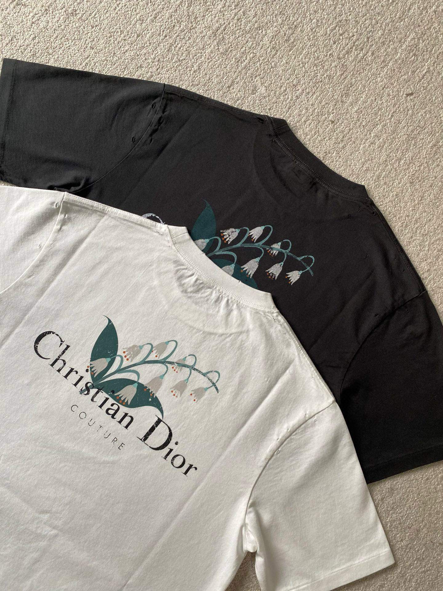 Dior  圆领短袖T恤服装 7