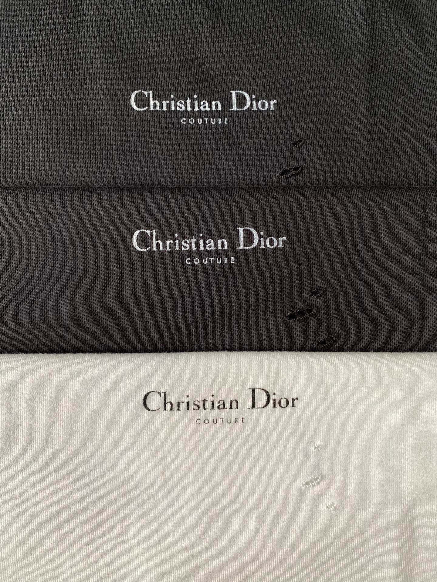 Dior  圆领短袖T恤服装 4