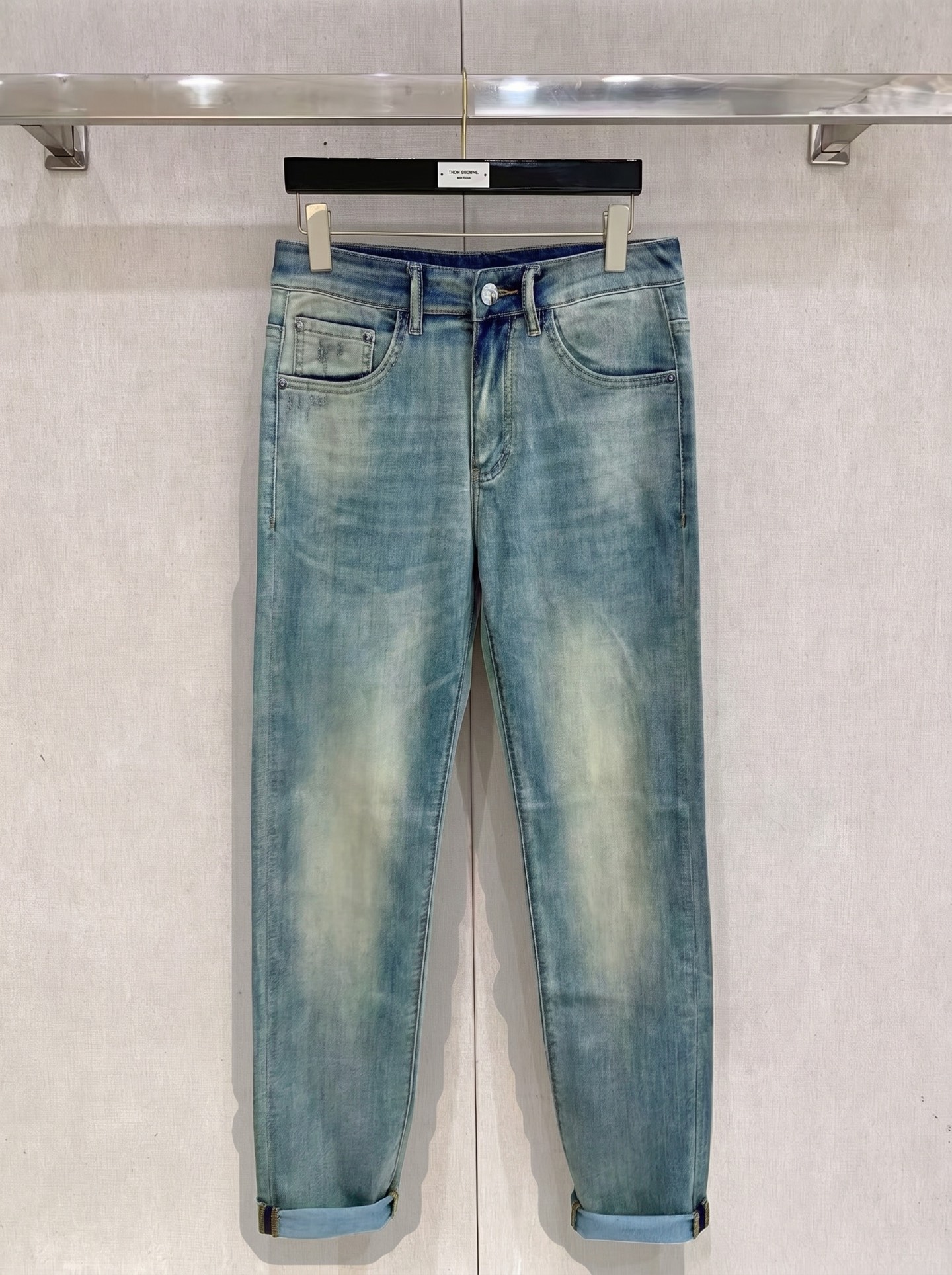 克罗心 2026春夏最新推出男士休闲牛仔裤新品！重工水洗牛仔裤！定制面料和一般牛仔布料比起来，更加柔软舒