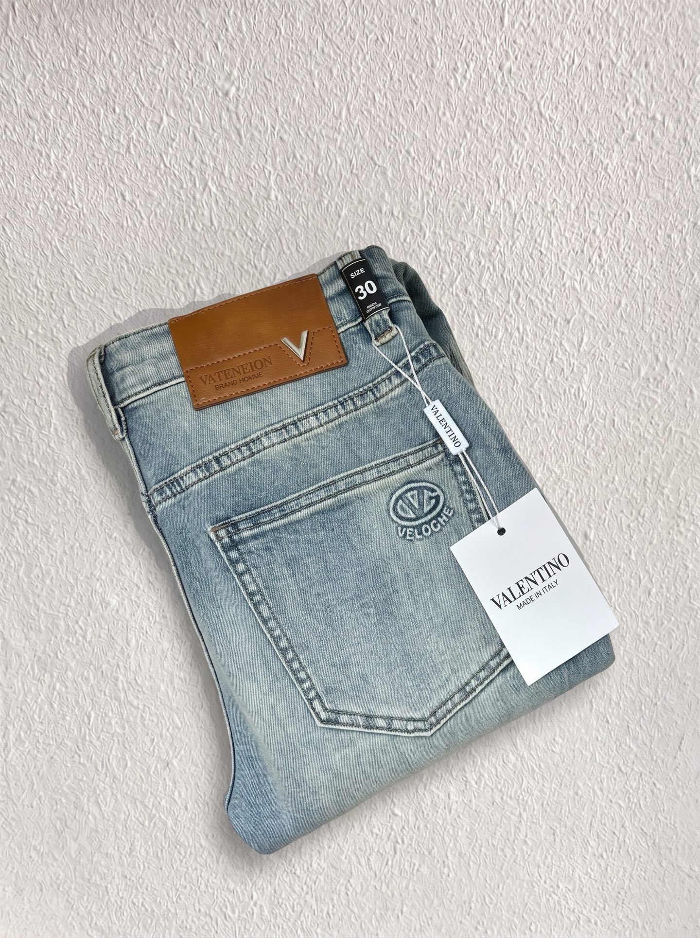 Valentino Blue Logo Jeans