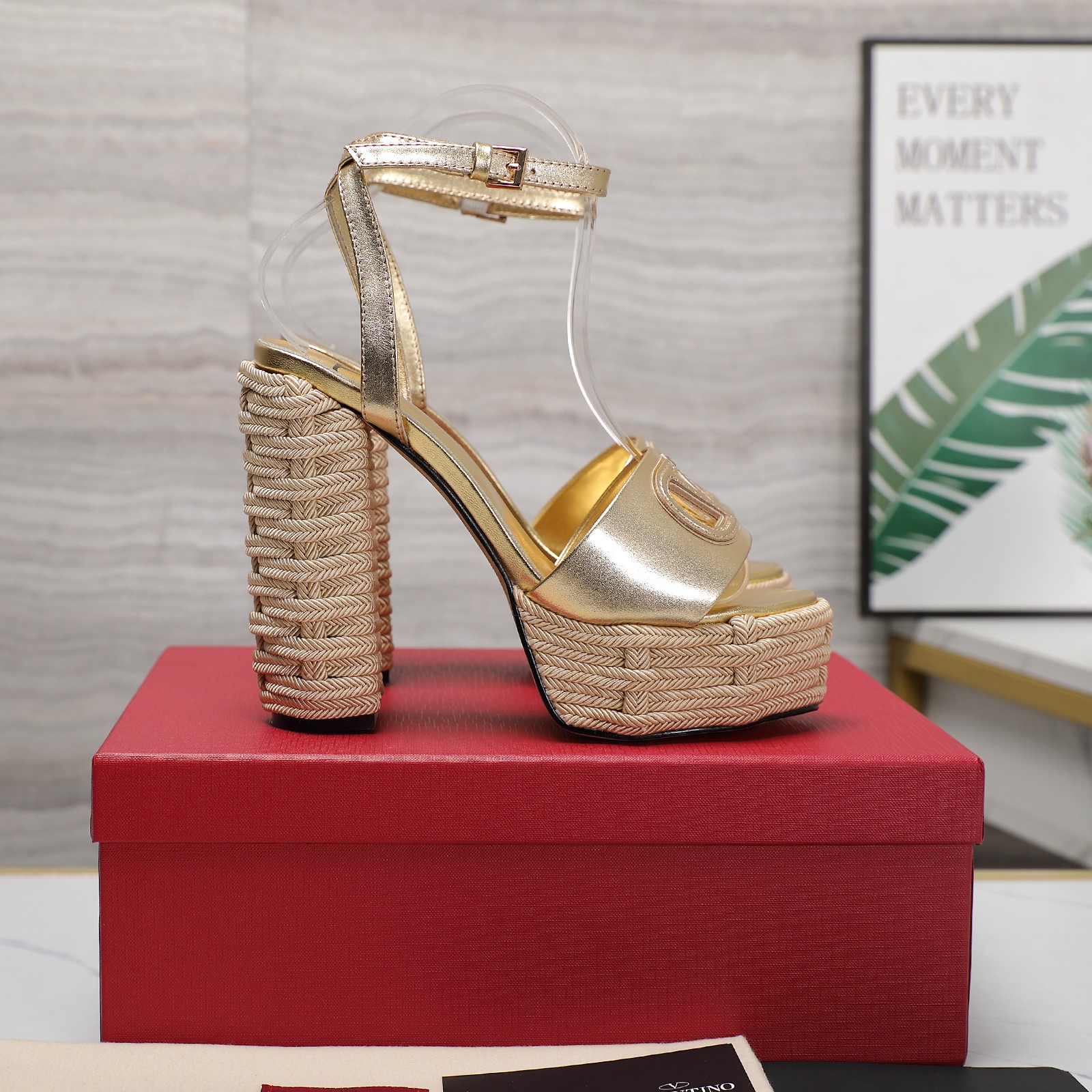 Valentino Platform Sandals with Braided Rope Detailing and Leather Sole 3 a1719667375826 6655