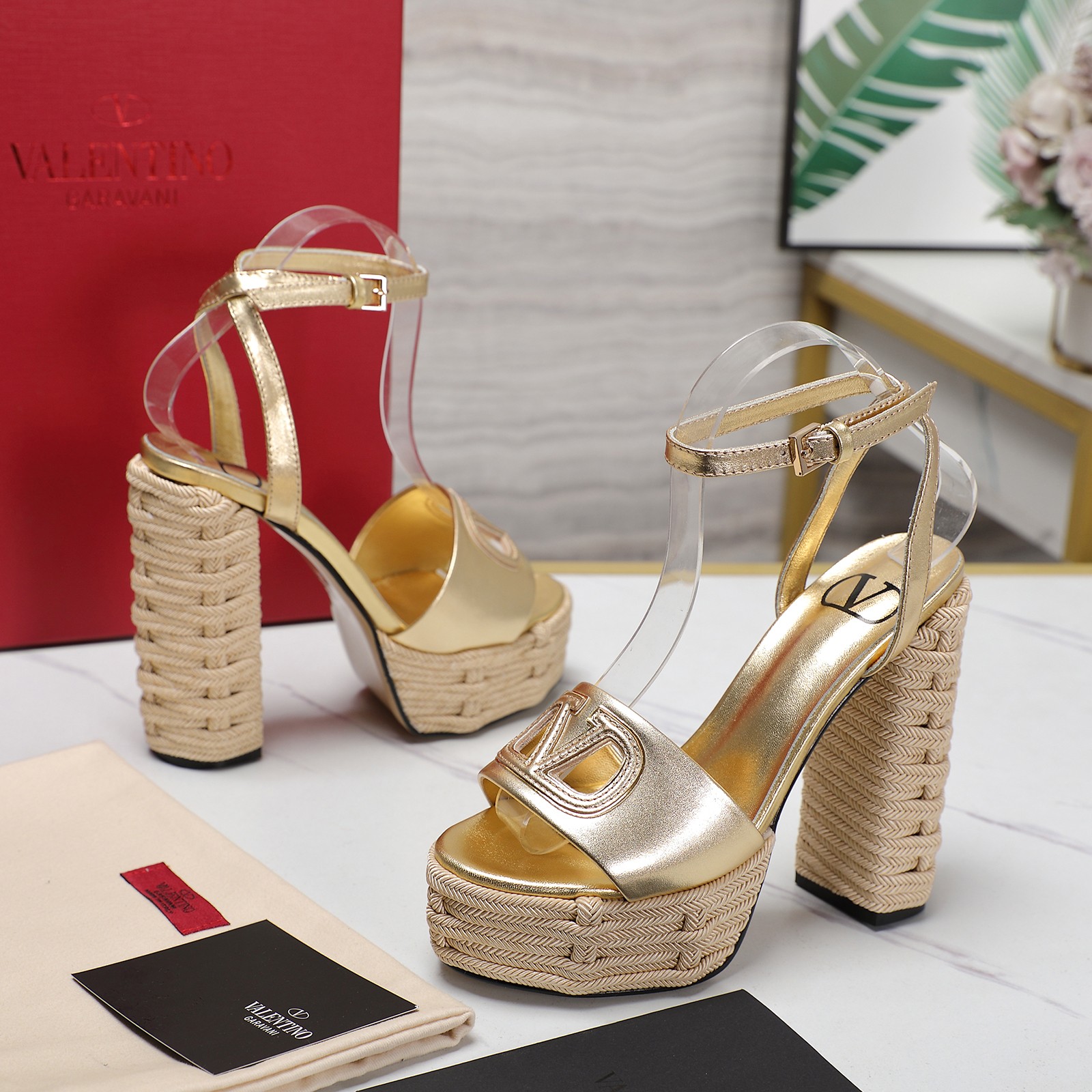 Valentino Platform Sandals with Braided Rope Detailing and Leather Sole 10 a1719667376611 6774