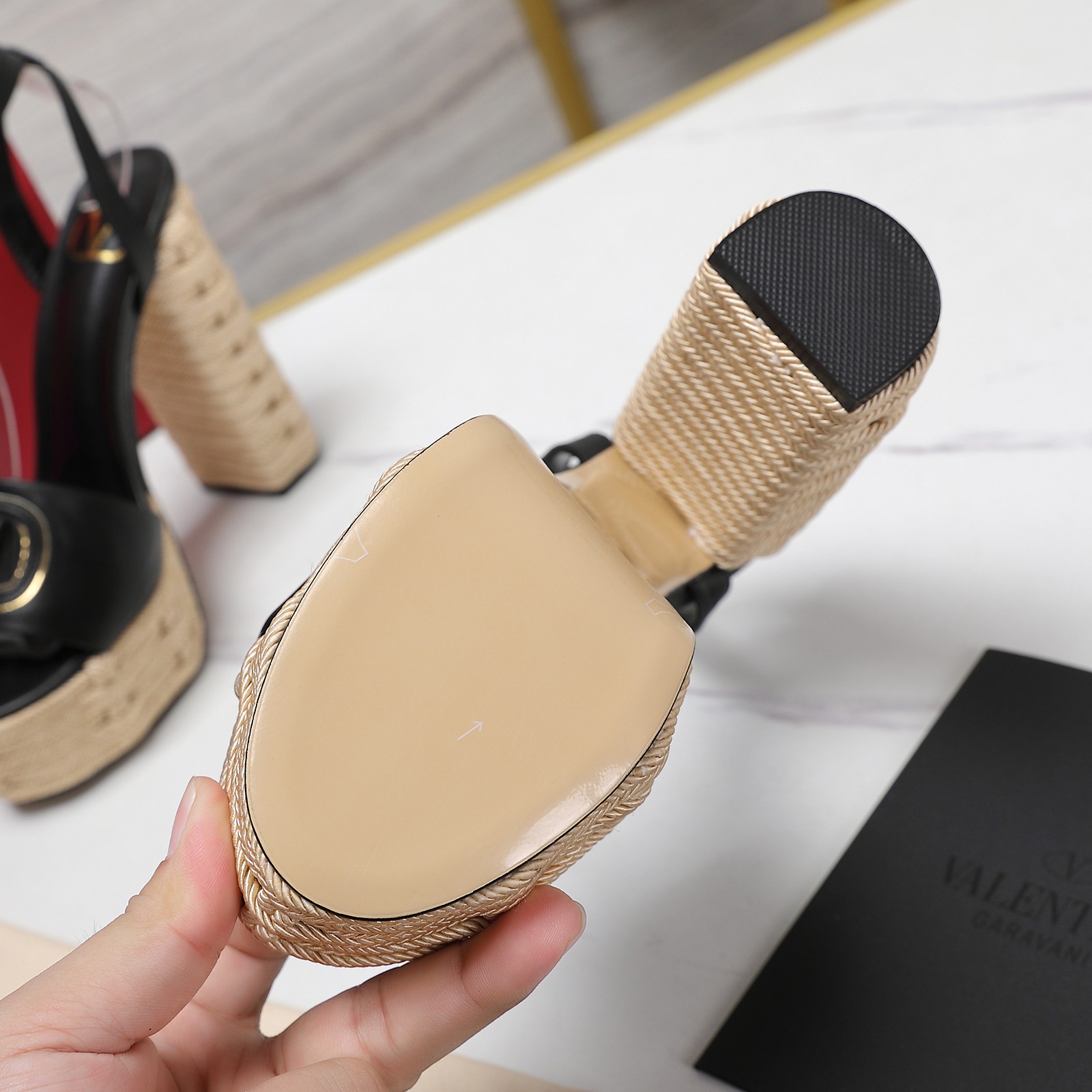 Valentino Platform Sandals Women High Heel Ankle Strap Party Shoes 6 a1719668316438 5381