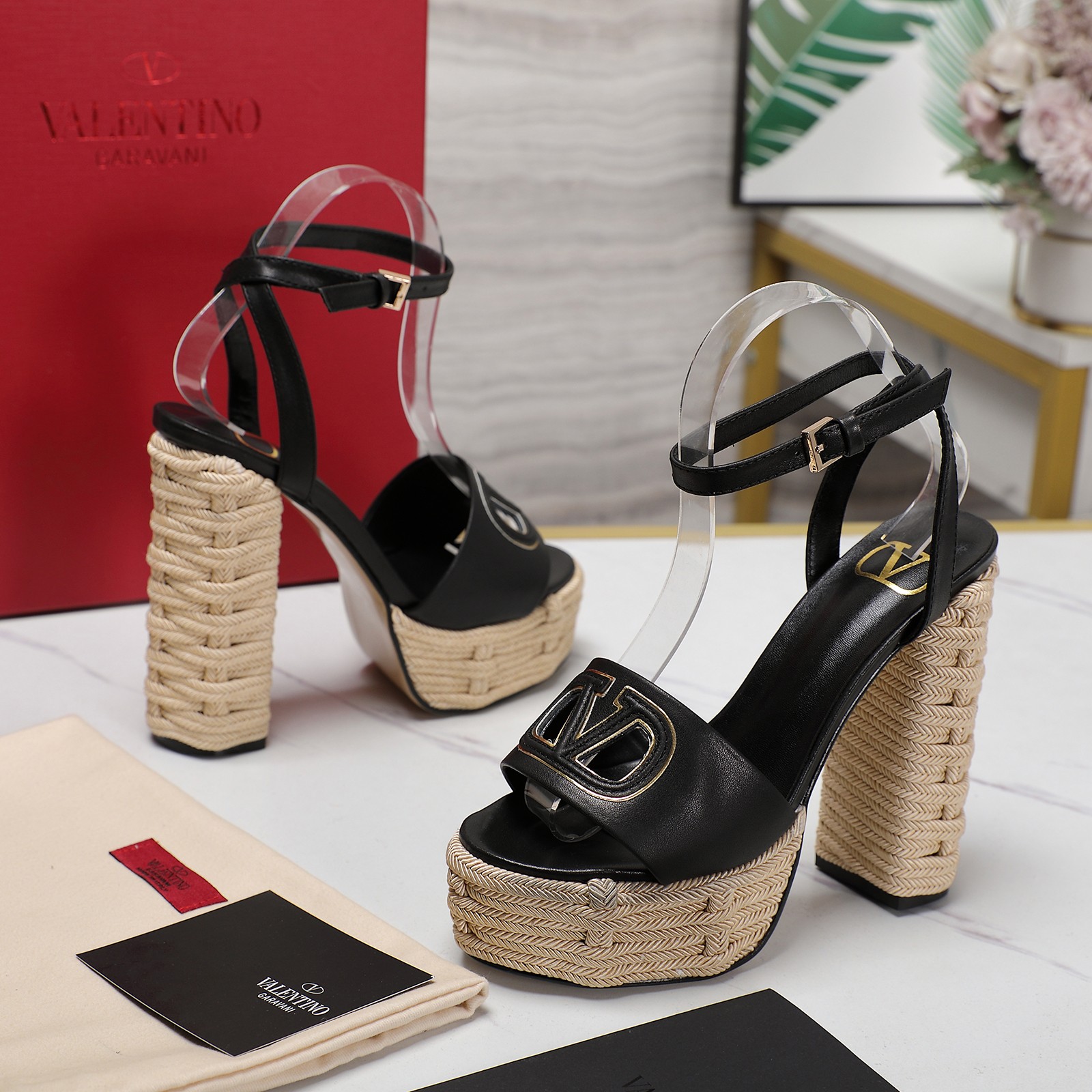 Valentino Platform Sandals Women High Heel Ankle Strap Party Shoes 4 a1719668316462 5450