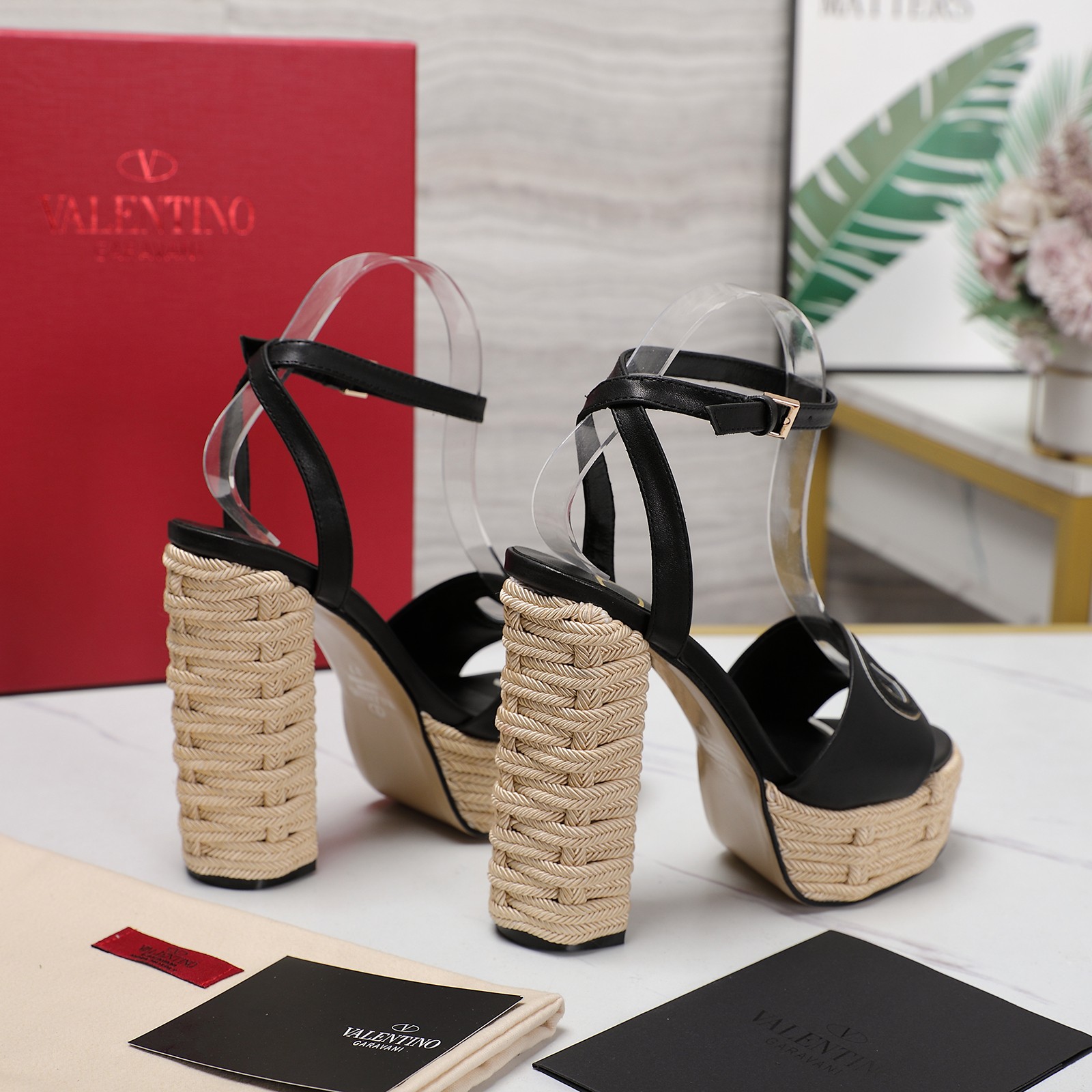 Valentino Platform Sandals Women High Heel Ankle Strap Party Shoes 10 a1719668318447 6757