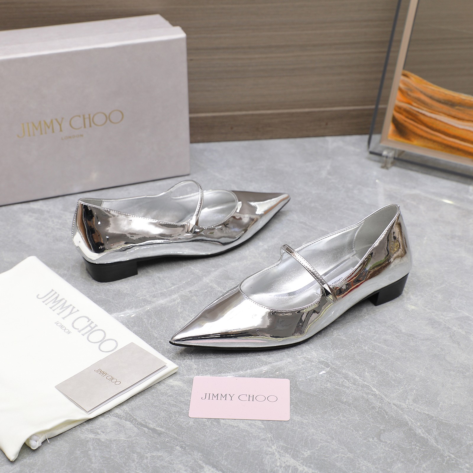 “Jimmy Choo 2025 Spring Summer: Top Quality Pointy Shoes, Italian Sheepskin, $750” - 图片 7