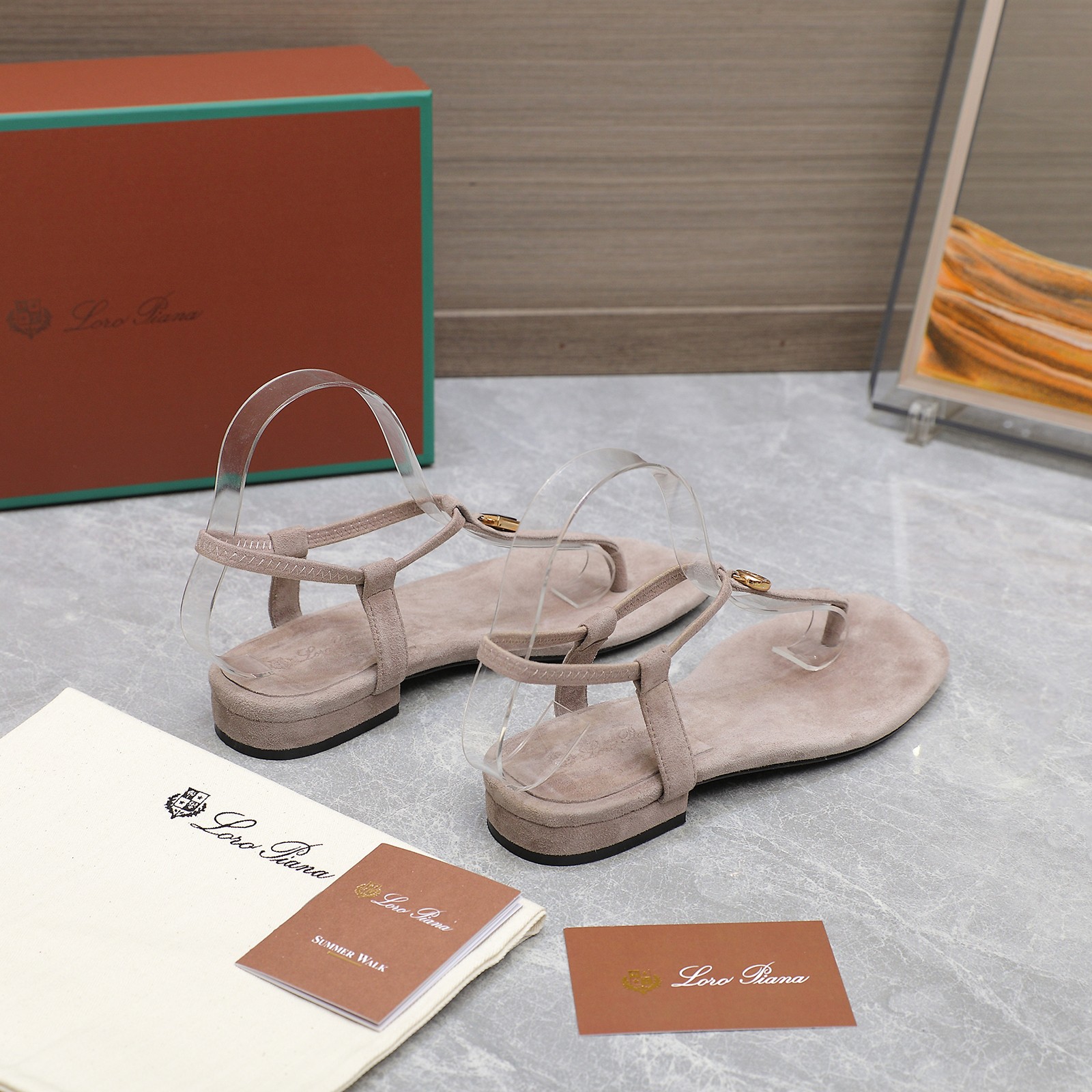 Loro Piana Mindil Suede Thong Sandals with Adjustable Ankle Strap 10 a1742300999229 1628