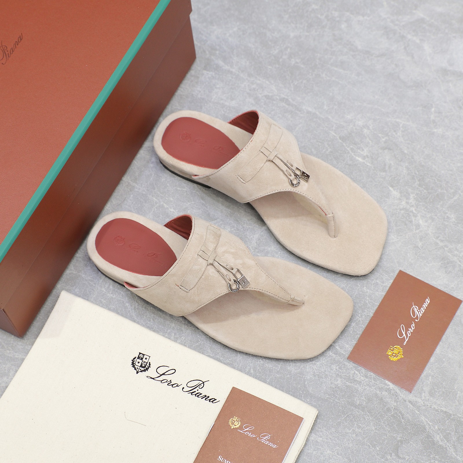 Loro Piana Mindil Leather T-Strap Sandals - Summer Essential 3 a1742304112128 0380