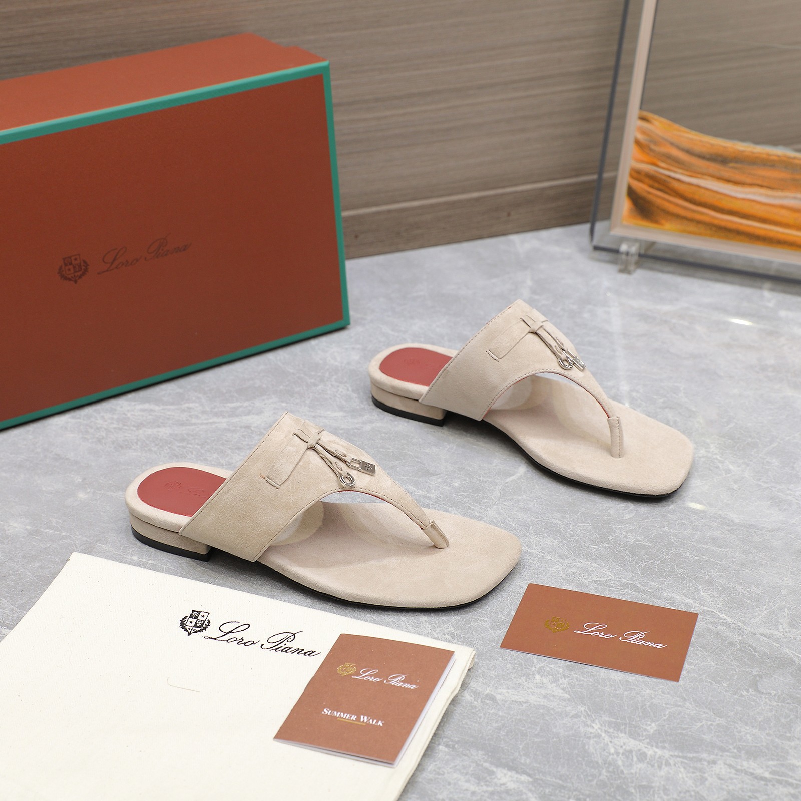 Loro Piana Mindil Leather T-Strap Sandals - Summer Essential 10 a1742304112146 2253