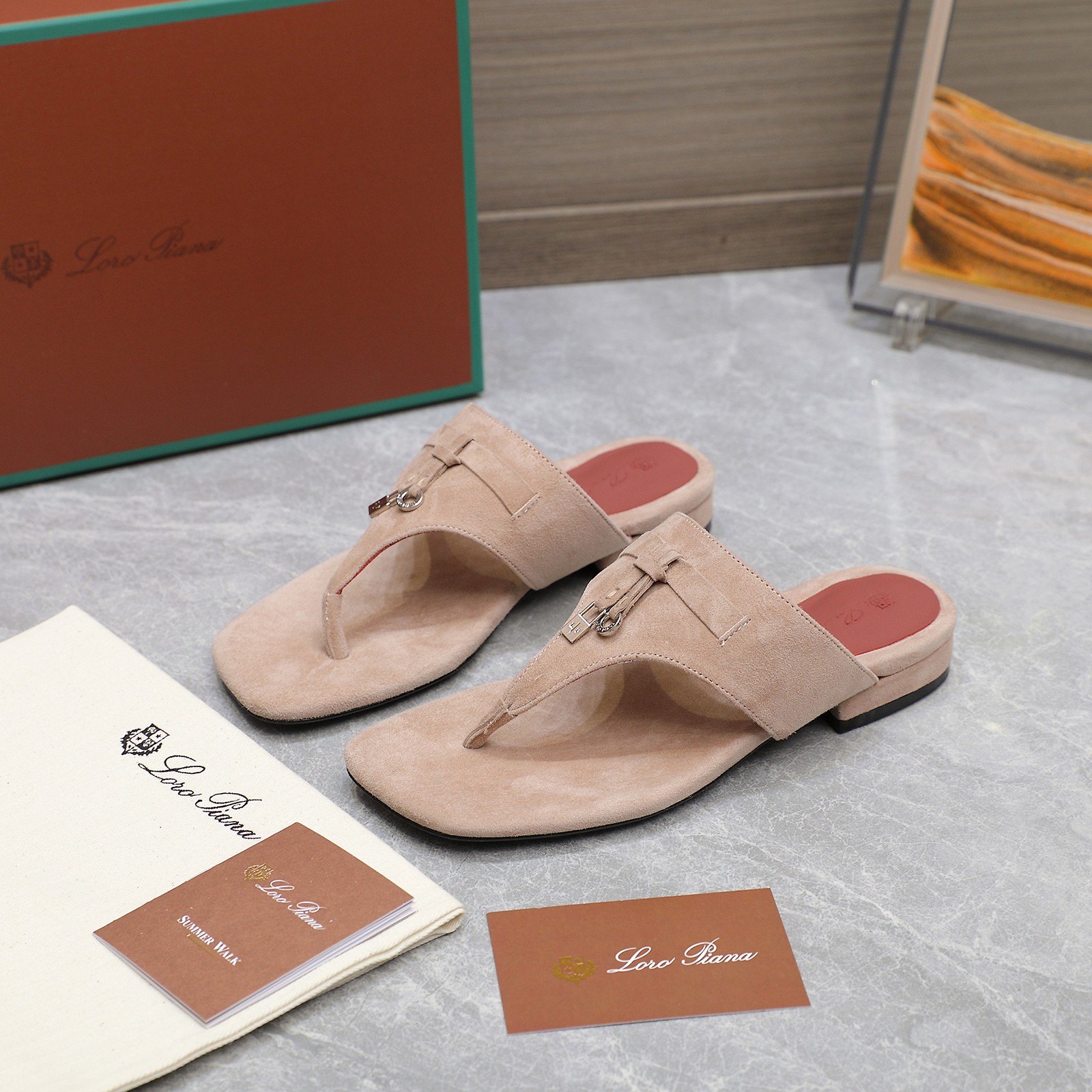 Loro Piana Mindil T-Strap Leather Thong Sandals - Summer Essential 4 a1742304184306 6840