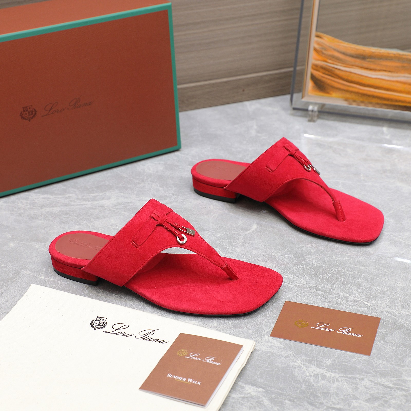 Loro Piana Mindil T-Strap Sandals - Premium Leather Thong Sandals for Women 5 a1742304339920 4636