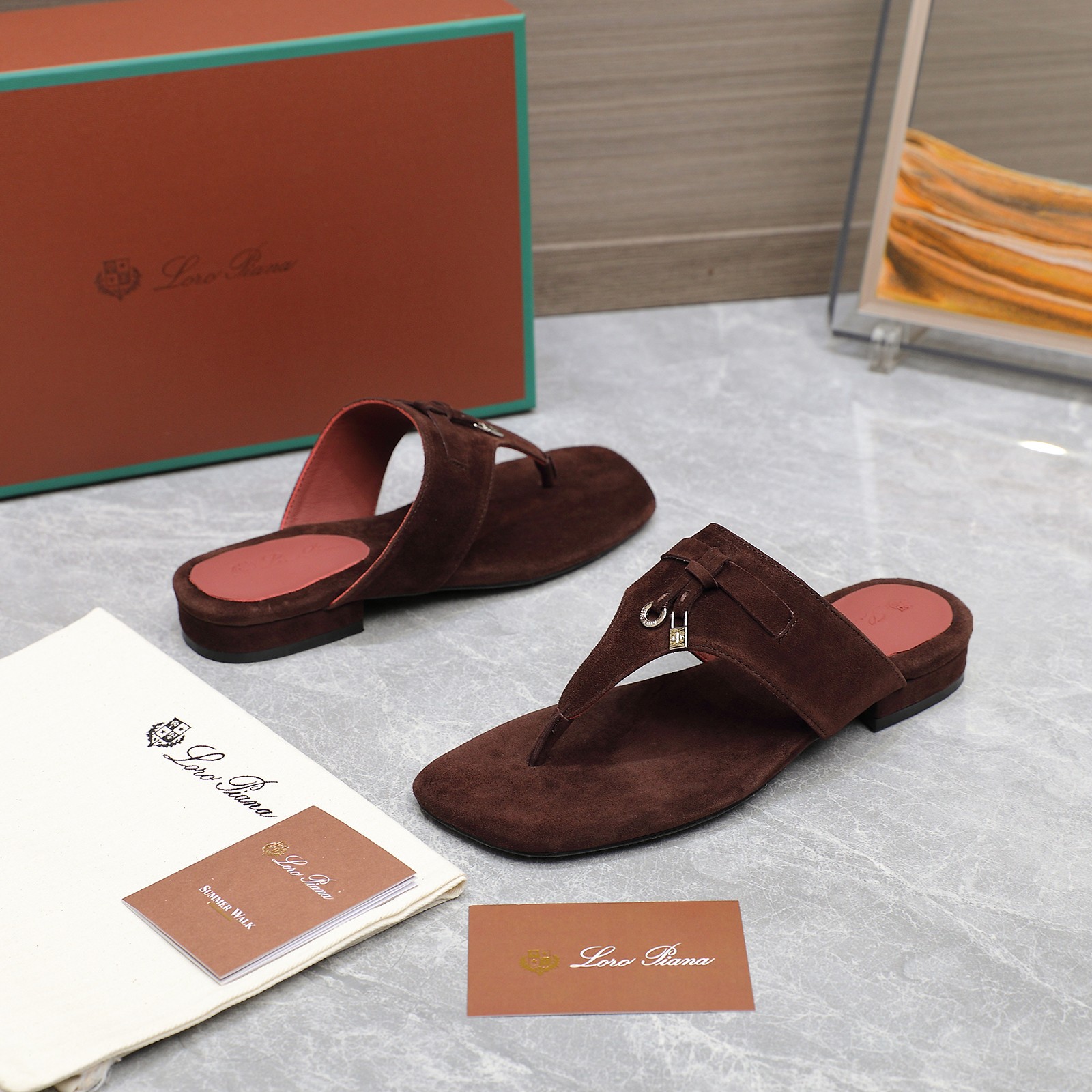 Loro Piana Mindil Suede T-Strap Thong Sandals - Luxurious Comfort 7 a1742304368915 3747