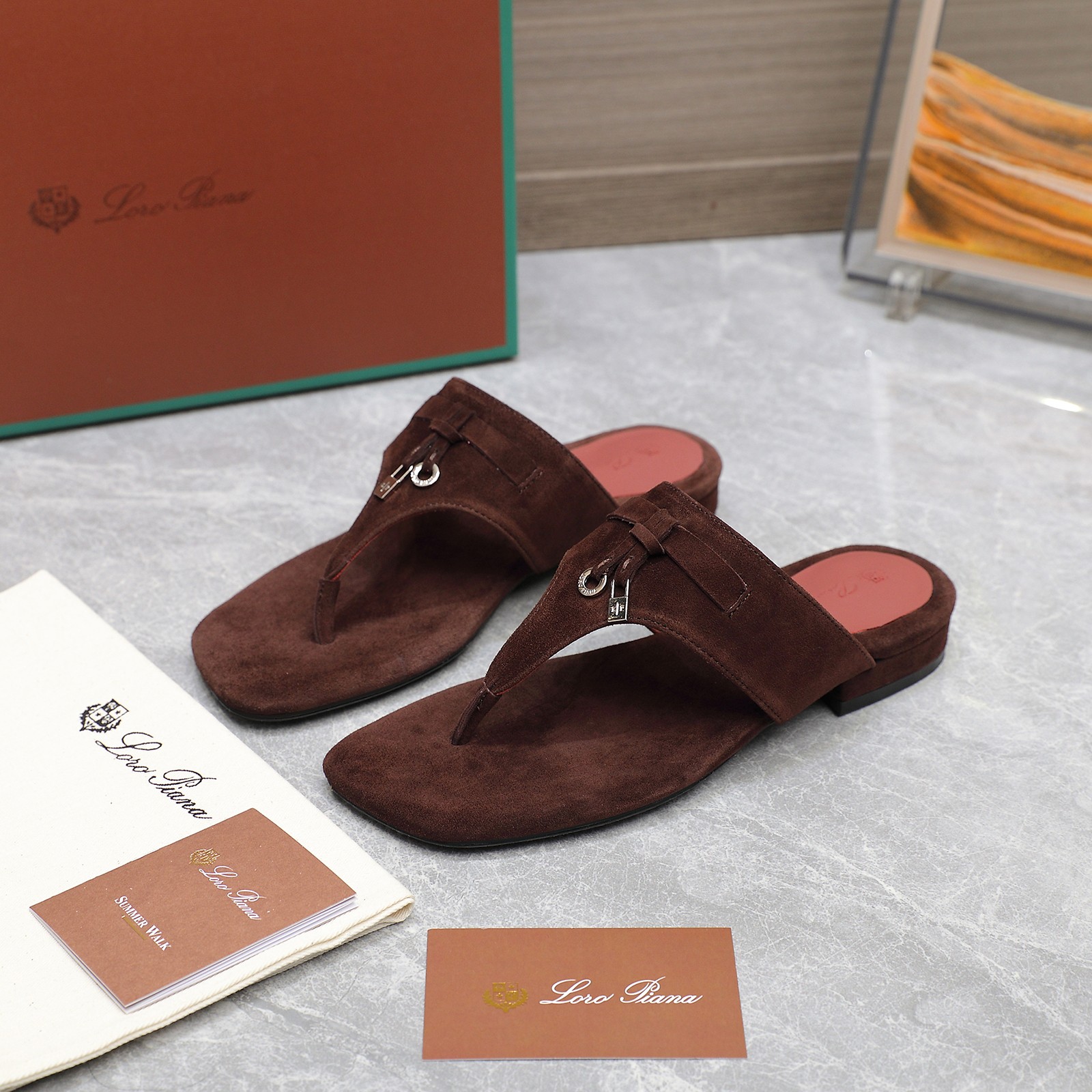 Loro Piana Mindil Suede T-Strap Thong Sandals - Luxurious Comfort 5 a1742304369948 7420