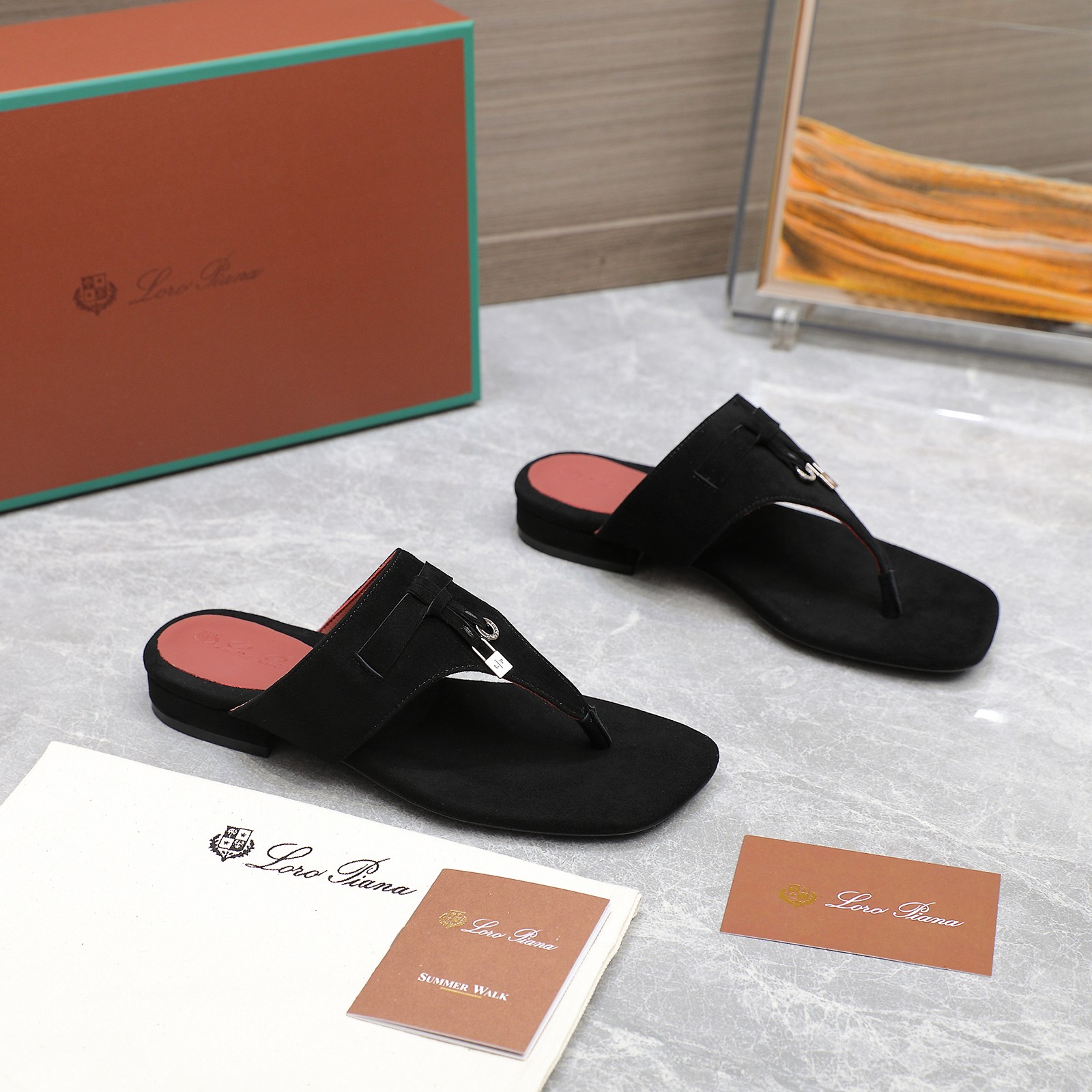 Loro Piana Mindil T-Strap Leather Sandals, Exquisite Summer Comfort 4 a1742304398886 1503