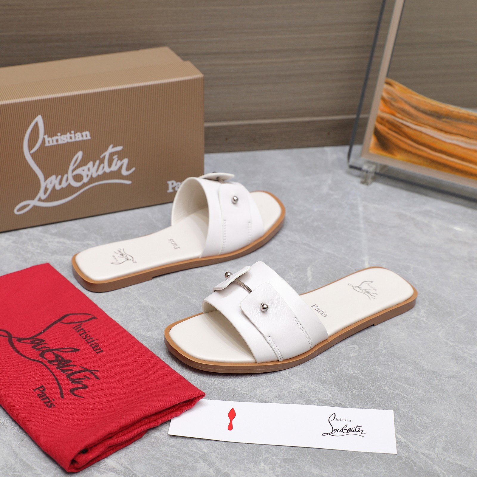 Christian Louboutin CL Red Bottom Shoes Inspired by Las Vegas Neon – Fine Craft, Custom, Zirconium Fabric. - 图片 9
