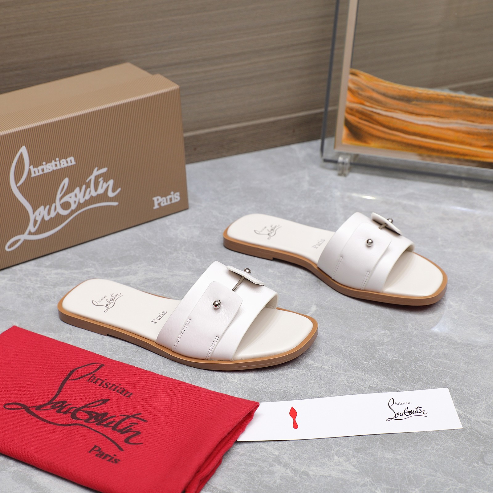 Christian Louboutin CL Red Bottom Shoes Inspired by Las Vegas Neon – Fine Craft, Custom, Zirconium Fabric. - 图片 8
