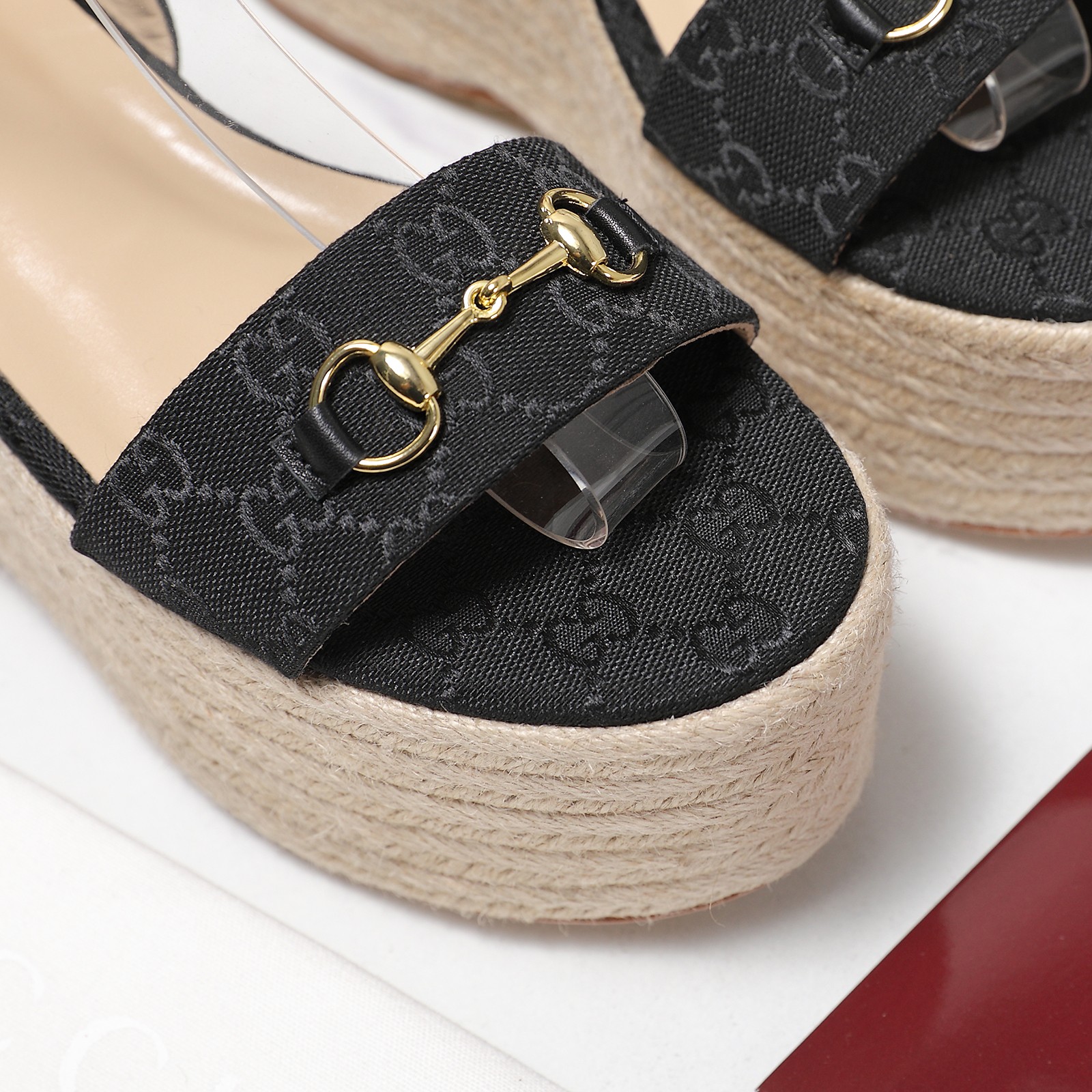 Gucci Espadrille Platform Wedges Sandals - Ankle Strap & Signature Hardware 8 a1744031758245 7271