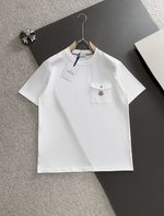 Moncler Magasin
 Clothing T-Shirt Black Grey White Unisex Short Sleeve