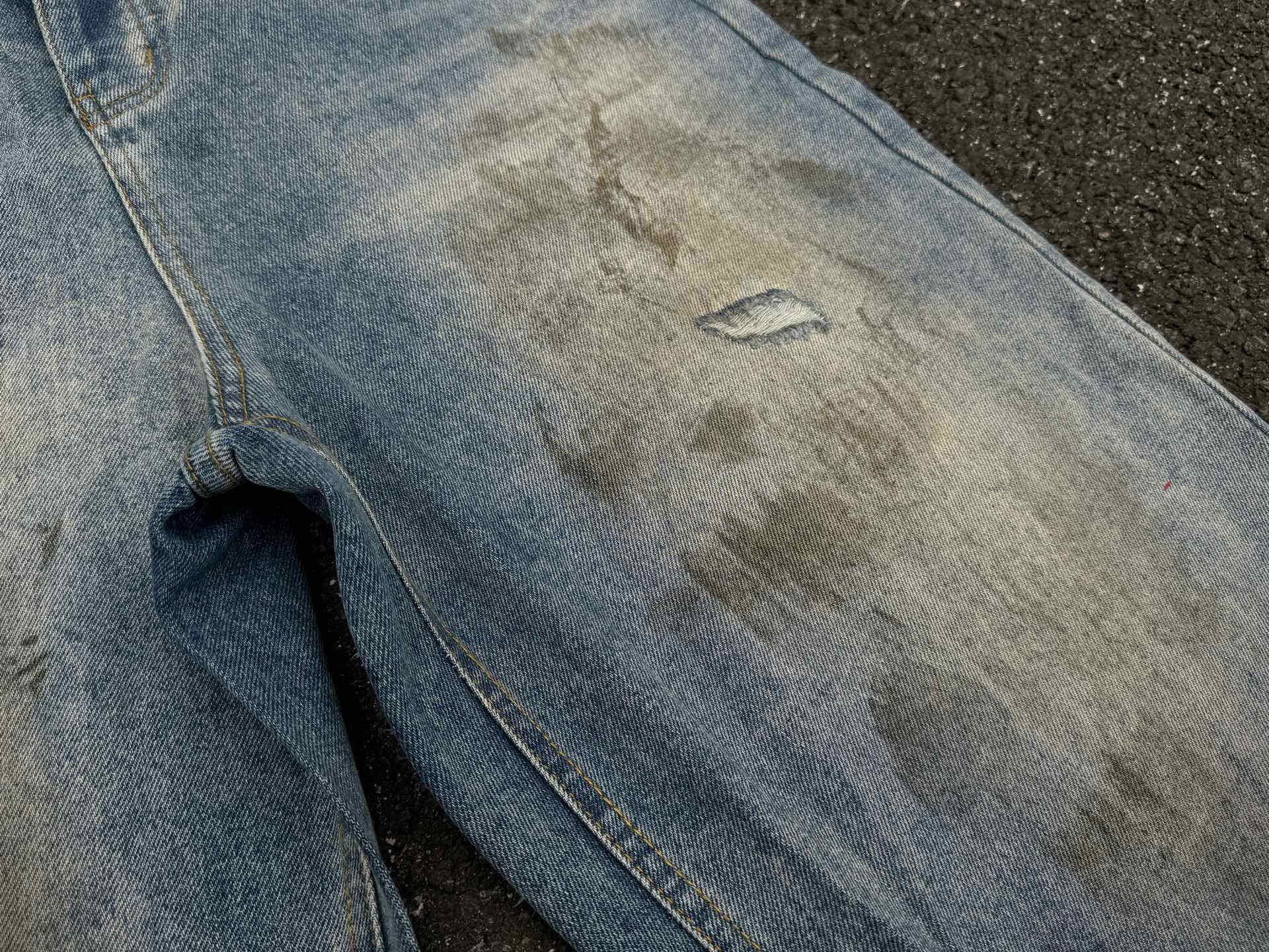 Acne Studios Vaqueros Anchos Teñidos Desgastados Unisex - Estilo Clásico 17 i1743238161756 2975 0 15