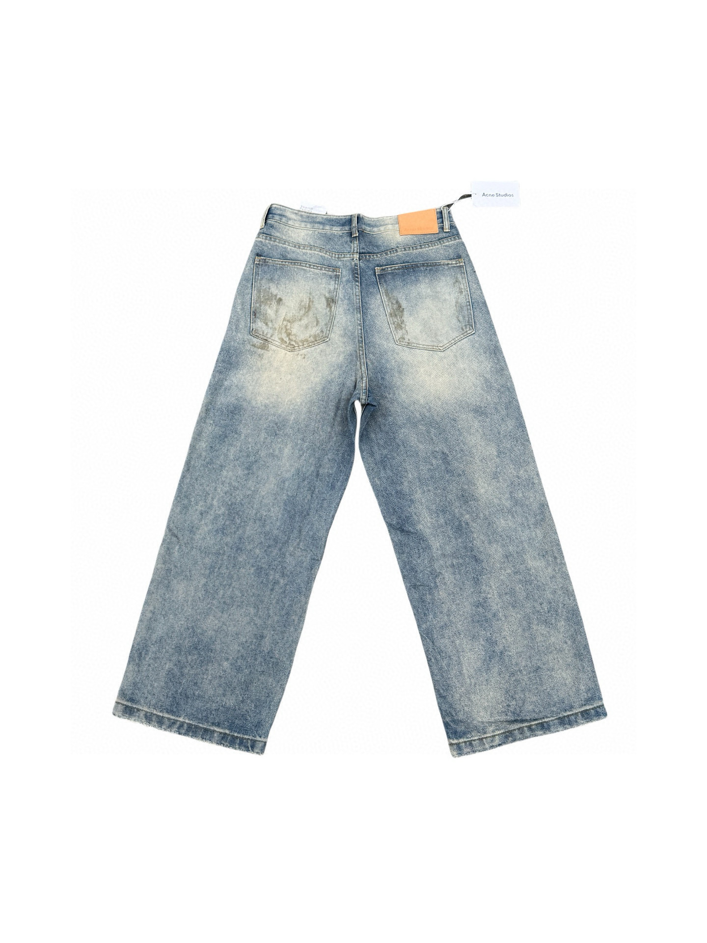Acne Studios Vaqueros Anchos Teñidos Desgastados Unisex - Estilo Clásico 22 i1743238169213 8345 0 21