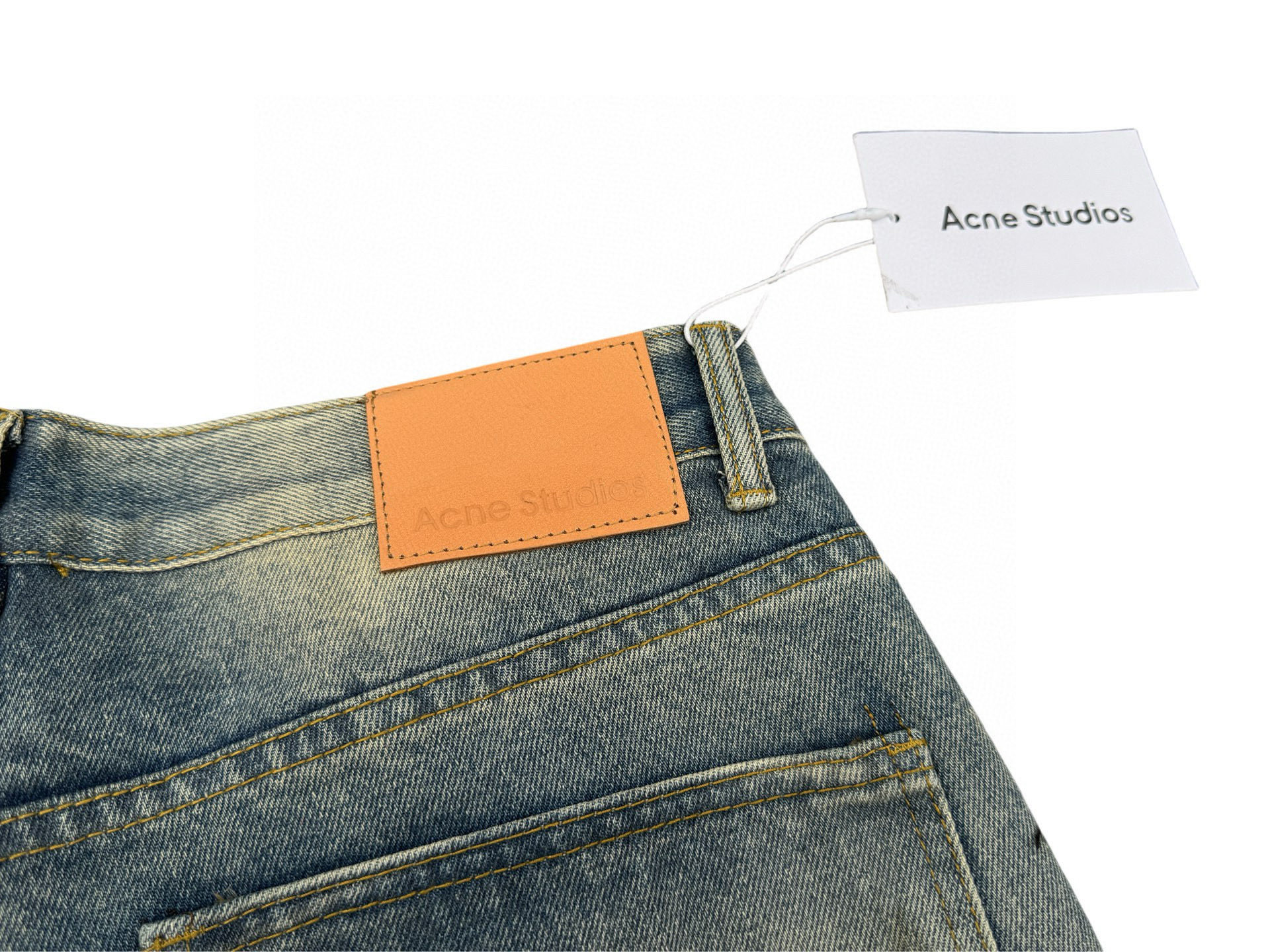 Acne Studios Vaqueros Anchos Teñidos Desgastados Unisex - Estilo Clásico 29 i1743238169360 206 0 28