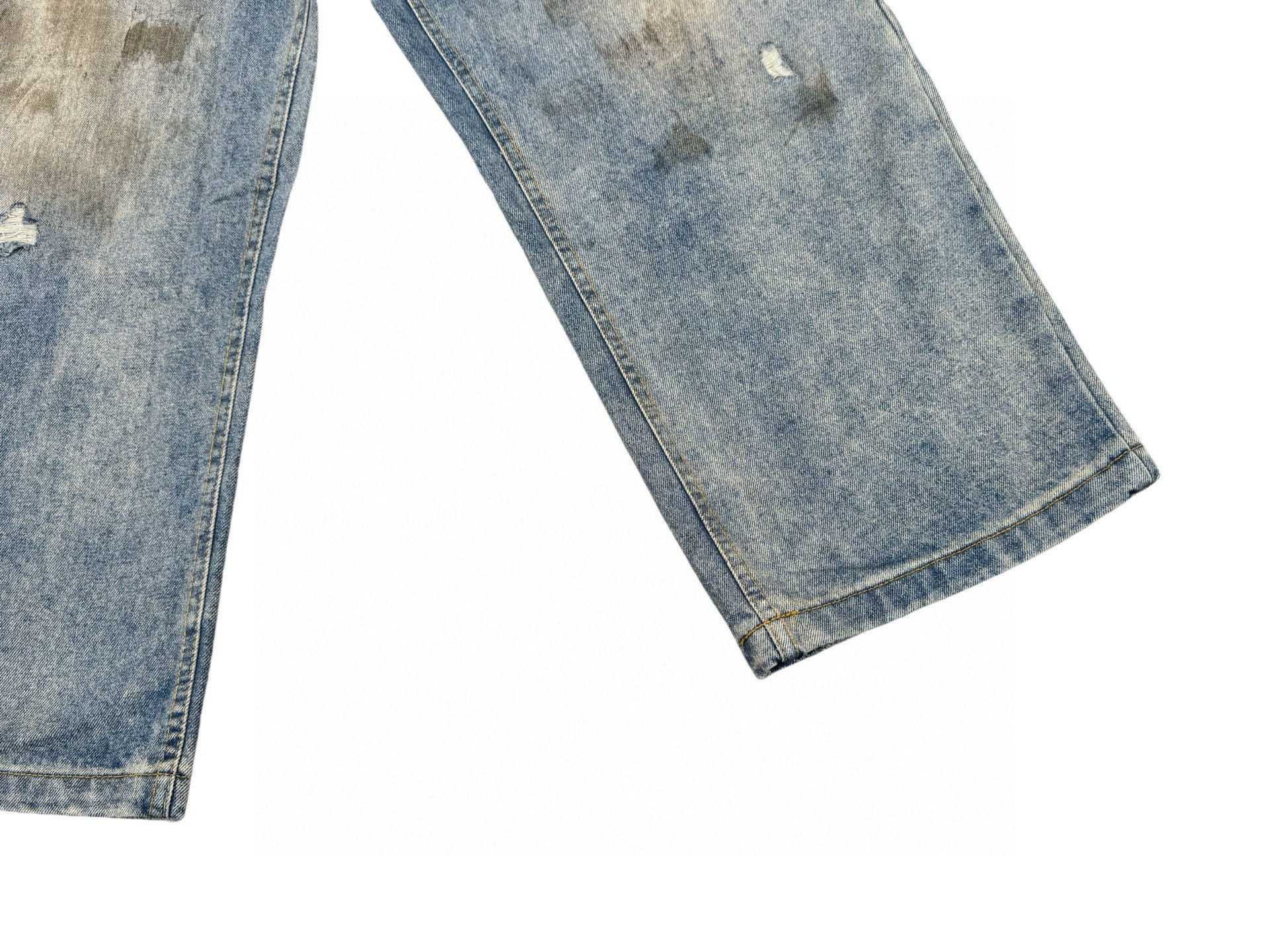 Acne Studios Vaqueros Anchos Teñidos Desgastados Unisex - Estilo Clásico 30 i1743238173371 2051 0 29