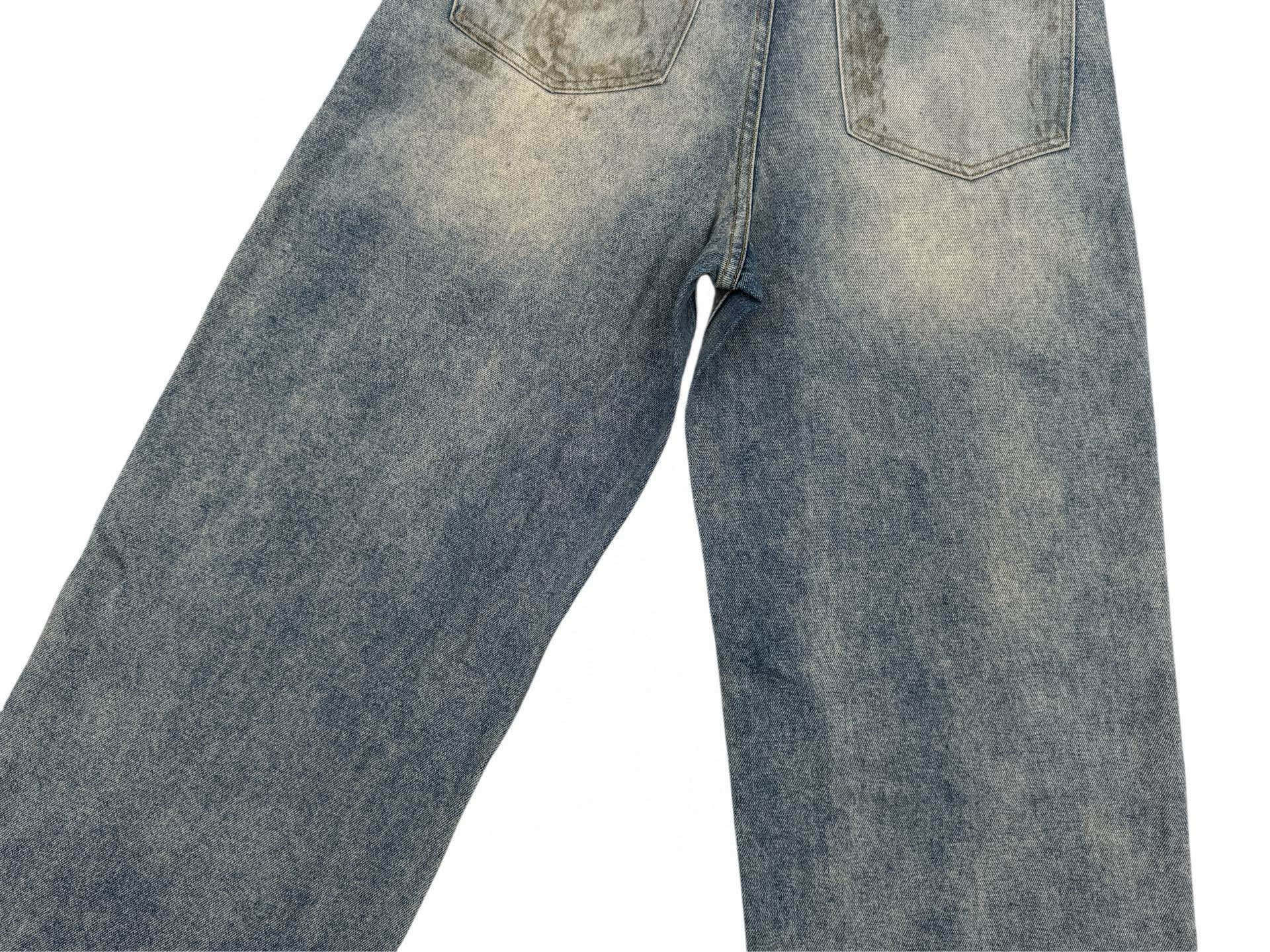 Acne Studios Vaqueros Anchos Teñidos Desgastados Unisex - Estilo Clásico 25 i1743238173384 4354 0 24