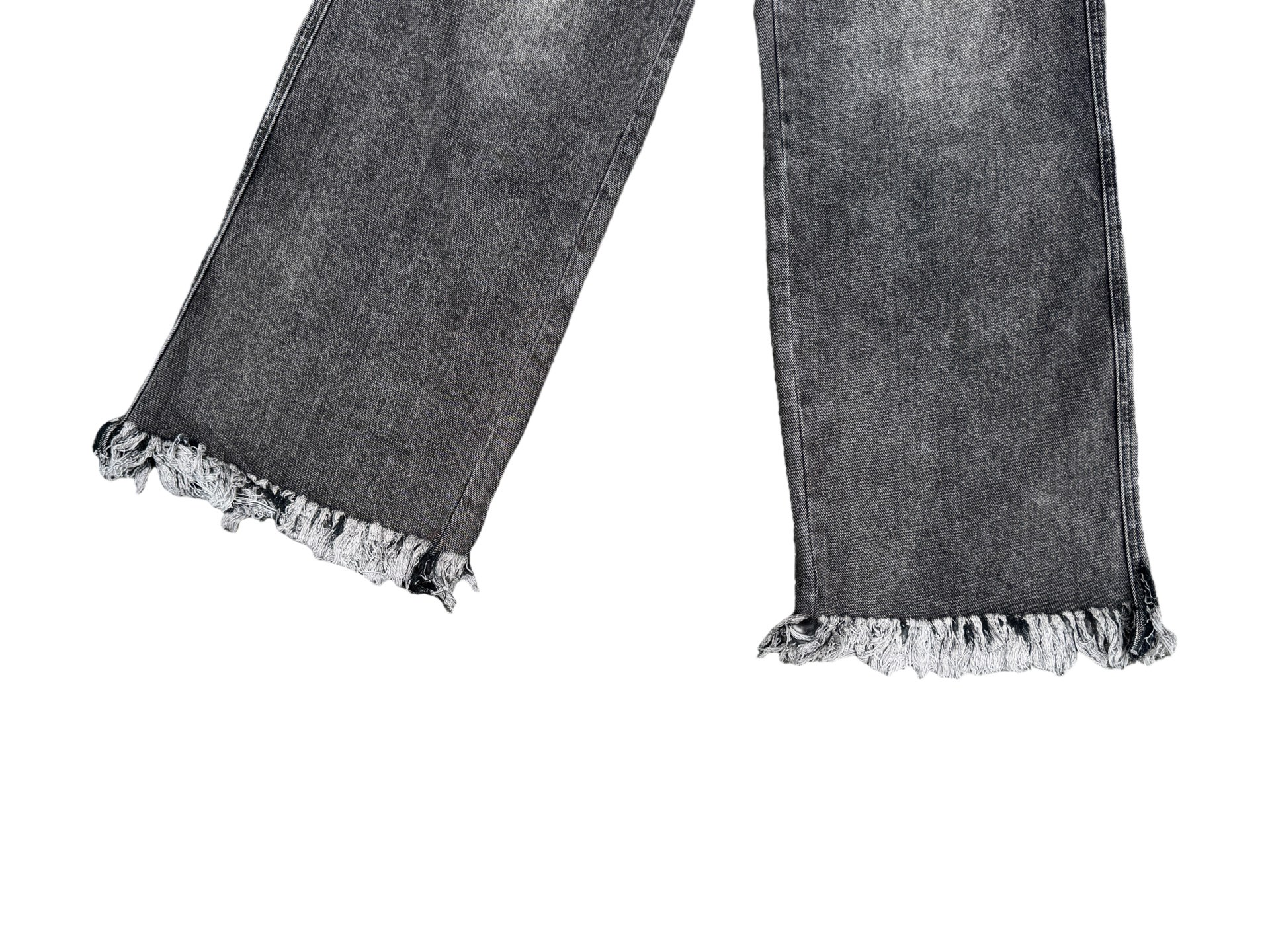 DREW HOUSE Jeans Rectos Anchos Destruidos con Smiley Face para Hombre y Mujer 28 i1743994514662 6979 0 27