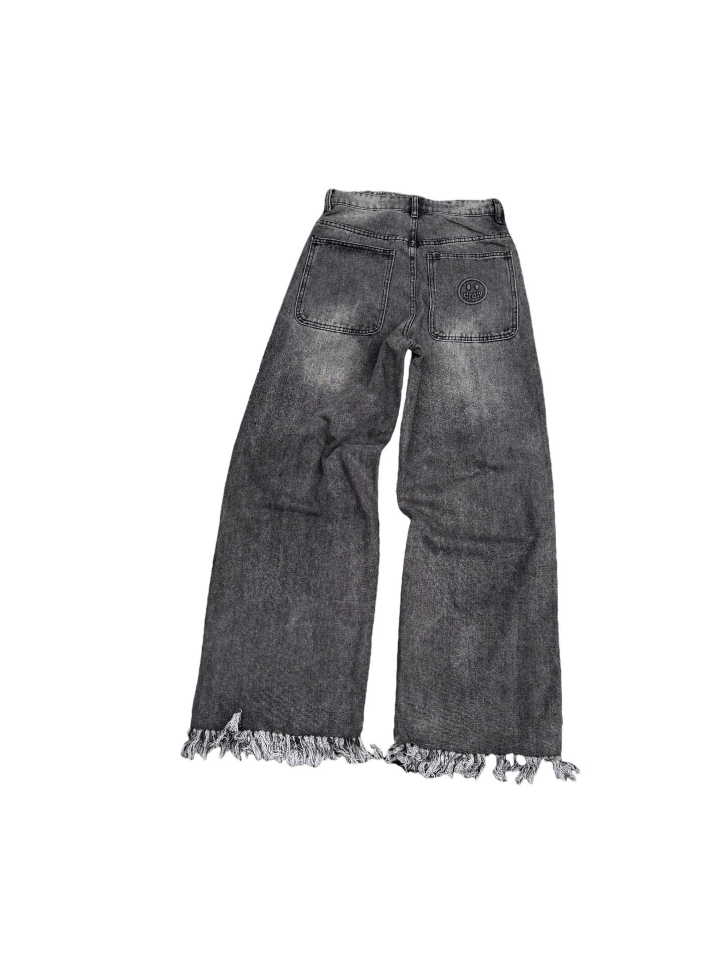 DREW HOUSE Jeans Rectos Anchos Destruidos con Smiley Face para Hombre y Mujer 20 i1743994521074 7074 0 19