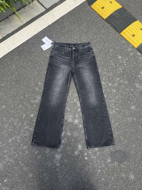 Acne Studios 2021M Light Blue Loose Straight Wide Leg Jeans Unisex 1 Acne Studios 2021M Light Blue Loose Straight Wide Leg Jeans Unisex